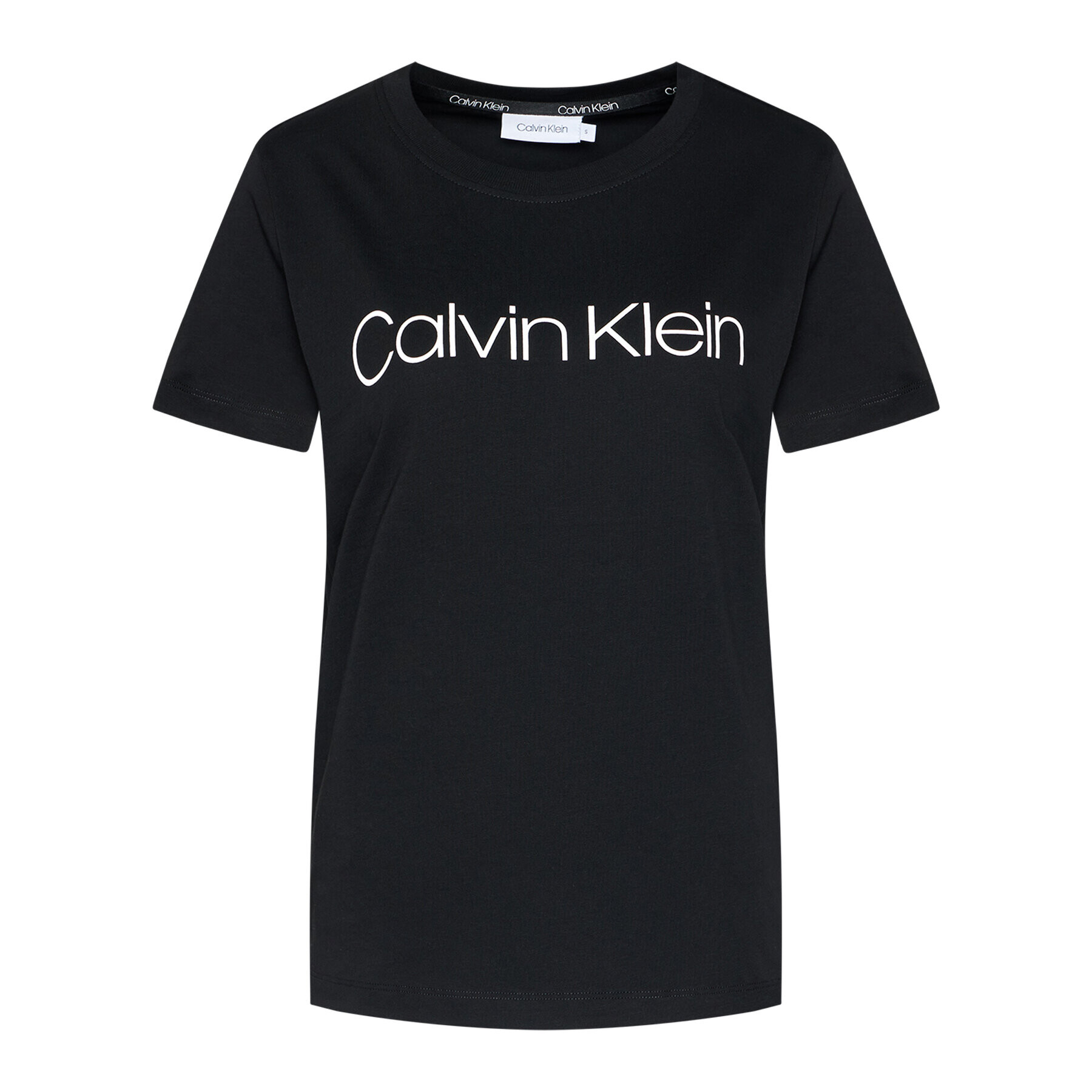 Calvin Klein Tričko Core Logo K20K202142 Čierna Regular Fit - Pepit.sk