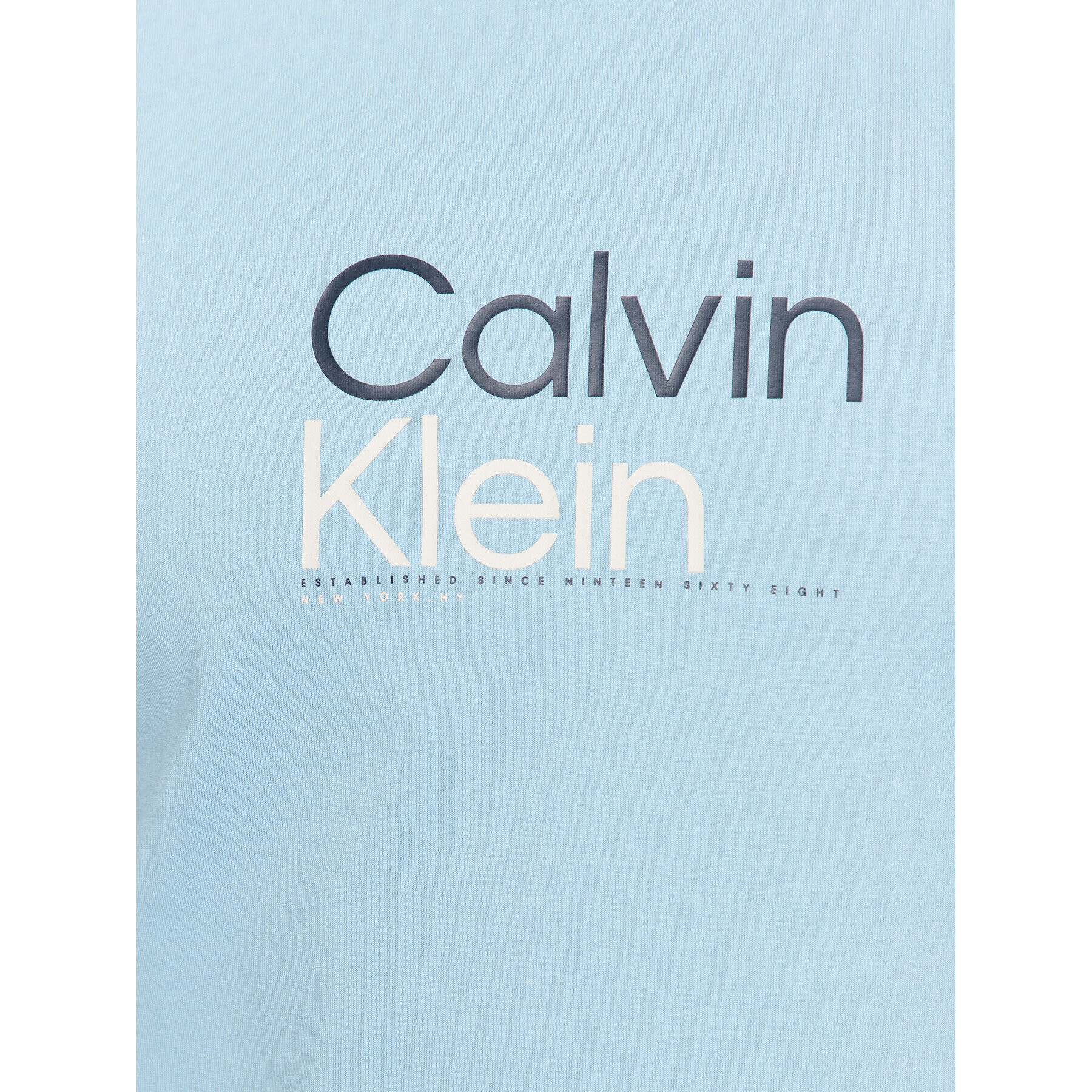 Calvin Klein Tričko K10K111841 Modrá Regular Fit - Pepit.sk