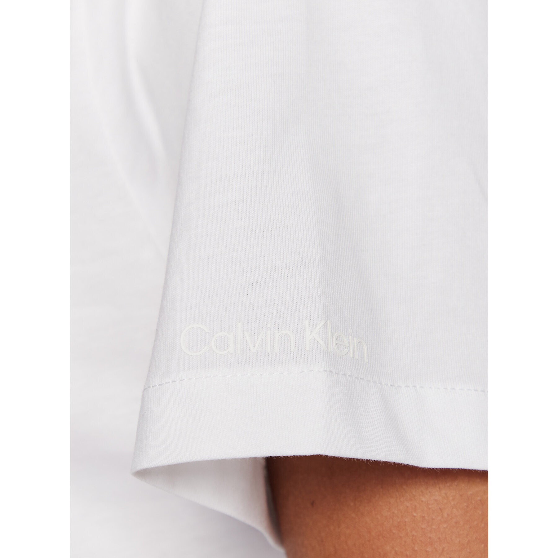 Calvin Klein Tričko Smooth K20K205338 Biela Regular Fit - Pepit.sk