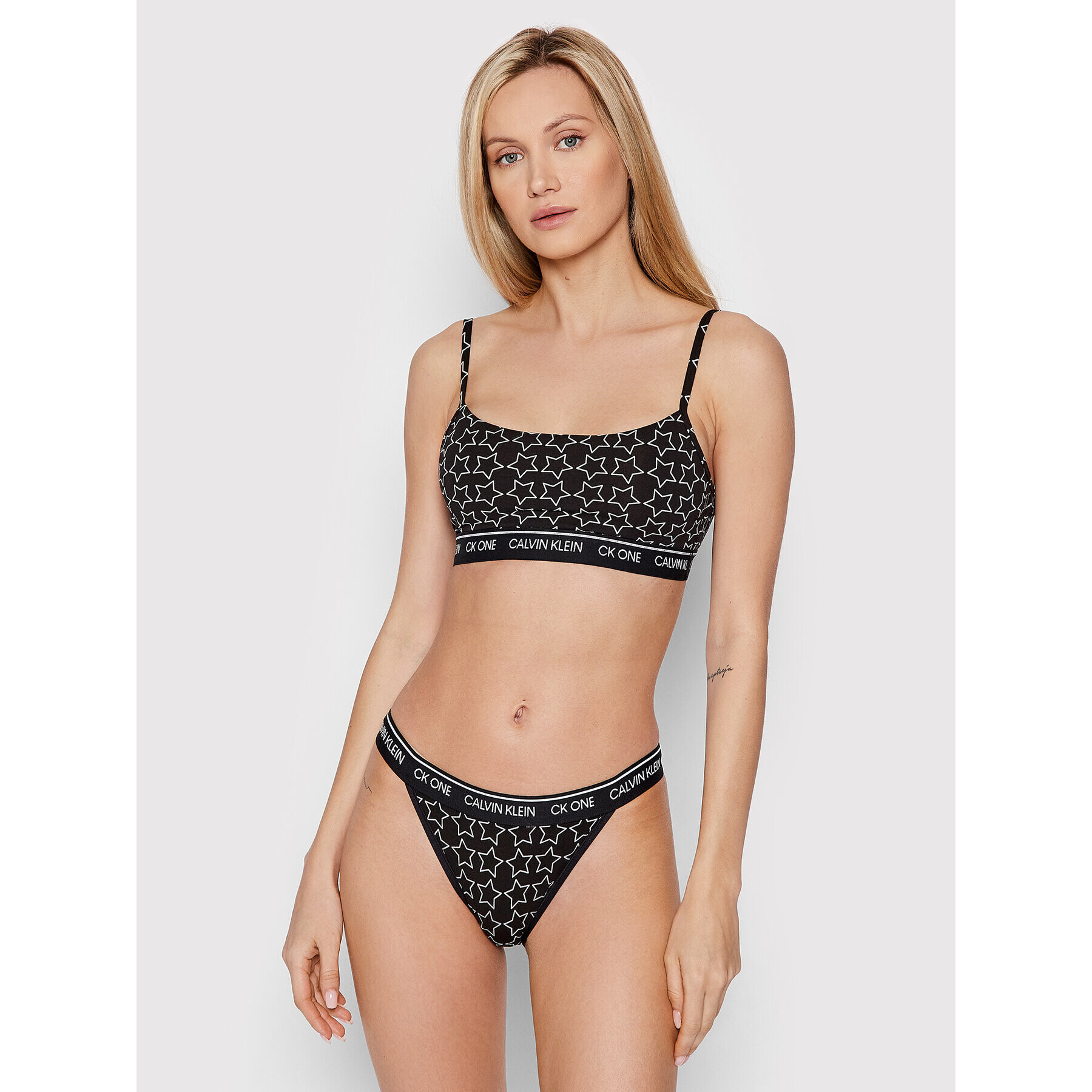 Calvin Klein Underwear Brazílske nohavičky 000QF5834E Čierna - Pepit.sk