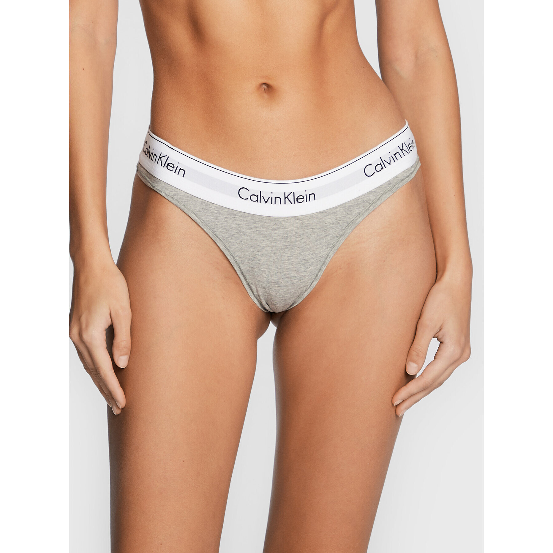 Calvin Klein Underwear Brazílske nohavičky 000QF5981E Sivá - Pepit.sk