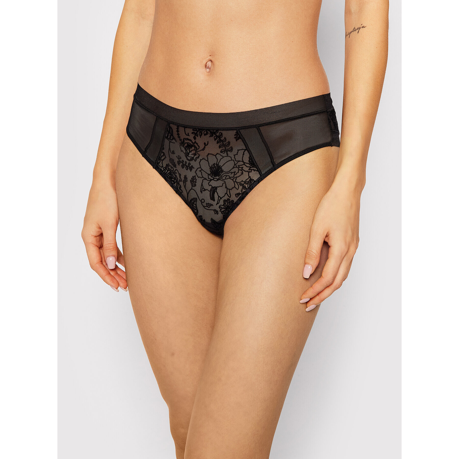 Calvin Klein Underwear Brazílske nohavičky 000QF6644E Čierna - Pepit.sk