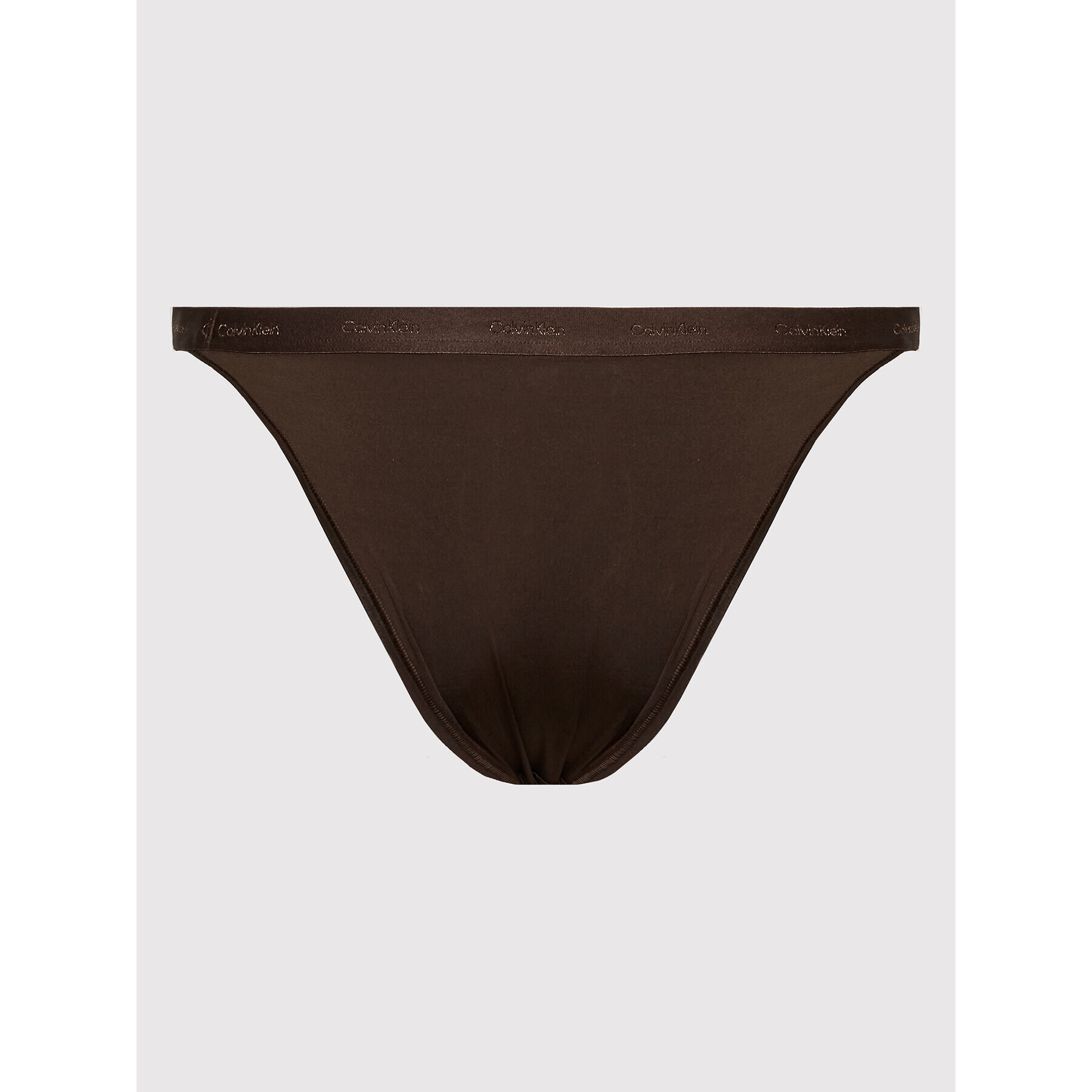 Calvin Klein Underwear Brazílske nohavičky 000QF6760E Hnedá - Pepit.sk