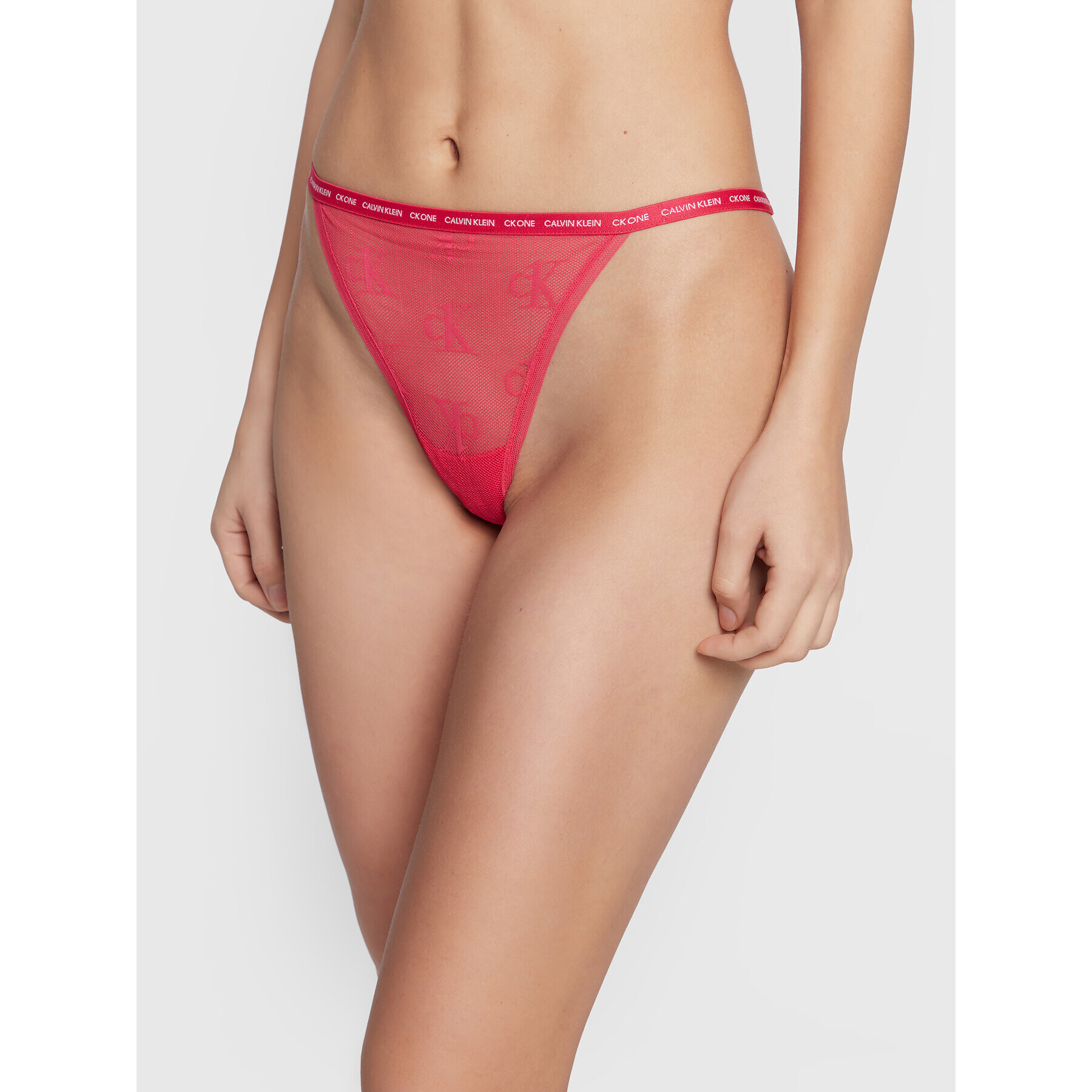 Calvin Klein Underwear Brazílske nohavičky 000QF6793E Ružová - Pepit.sk