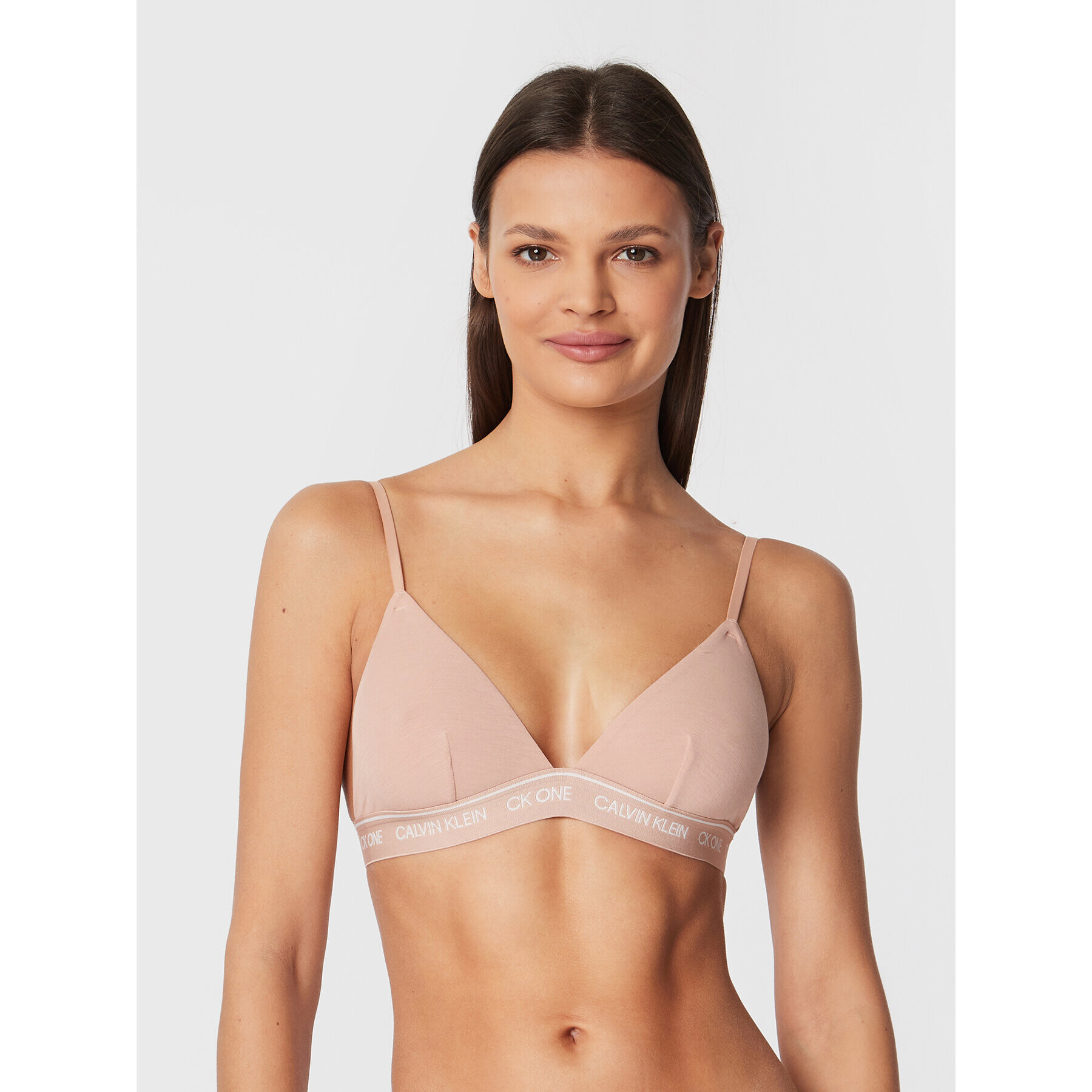 Calvin Klein Underwear Podprsenka Bralette 000QF6501E Béžová - Pepit.sk