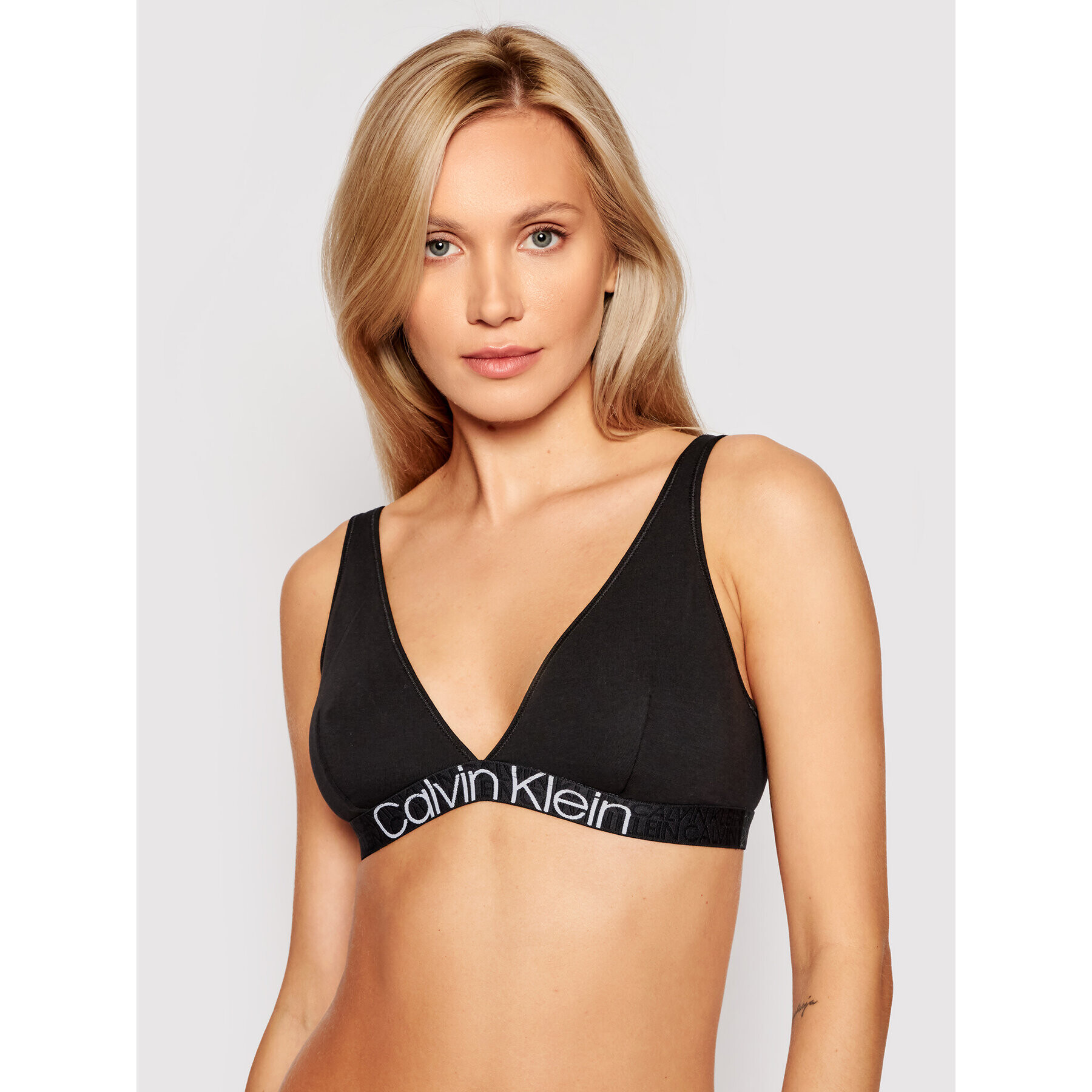 Calvin Klein Underwear Podprsenka Bralette 000QF6577E Čierna - Pepit.sk