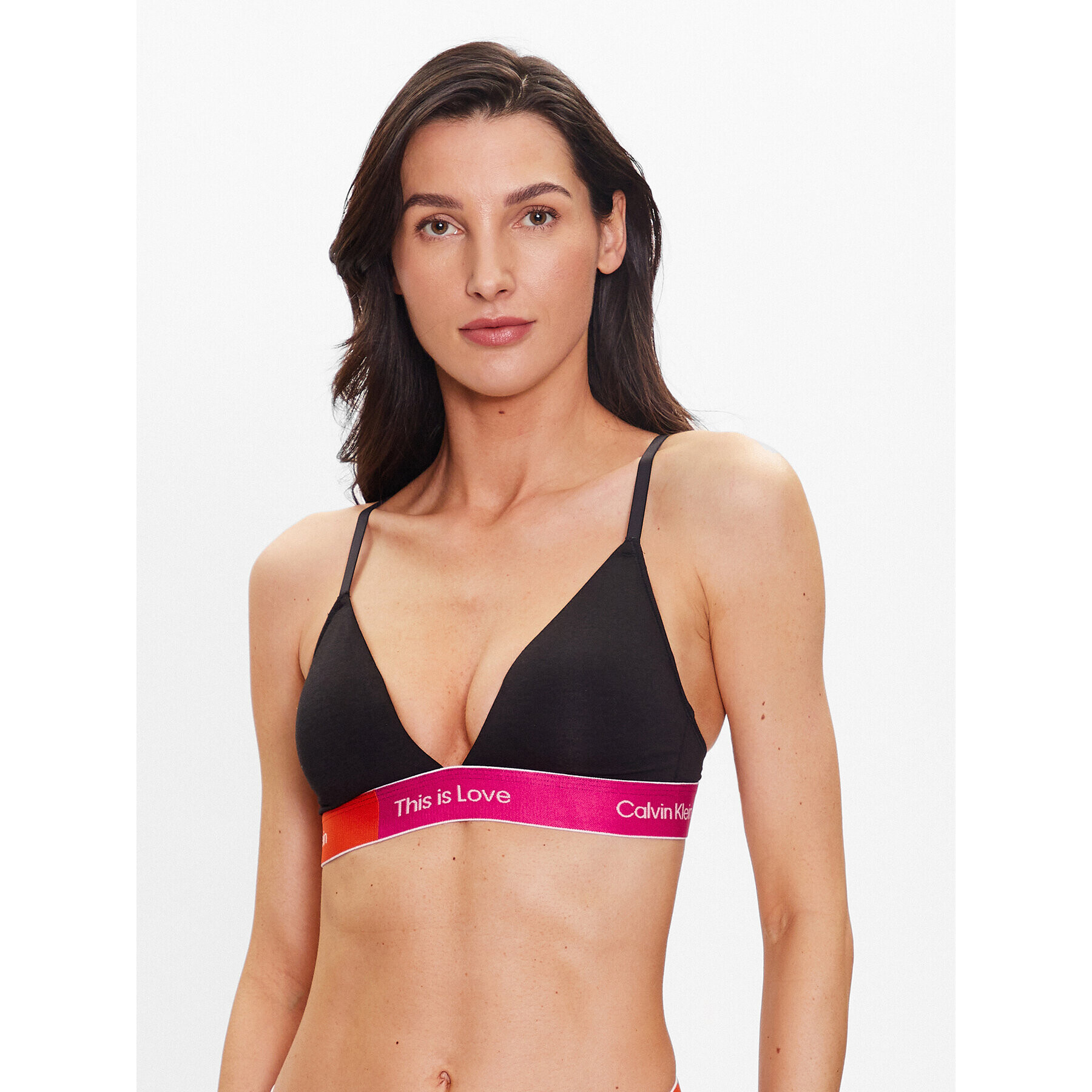 Calvin Klein Underwear Podprsenka Bralette 000QF7254E Čierna - Pepit.sk