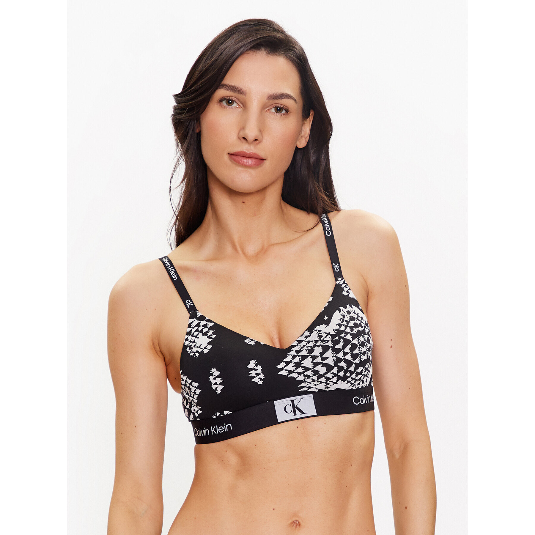 Calvin Klein Underwear Podprsenka Bralette Light Lined 000QF7218E Čierna - Pepit.sk