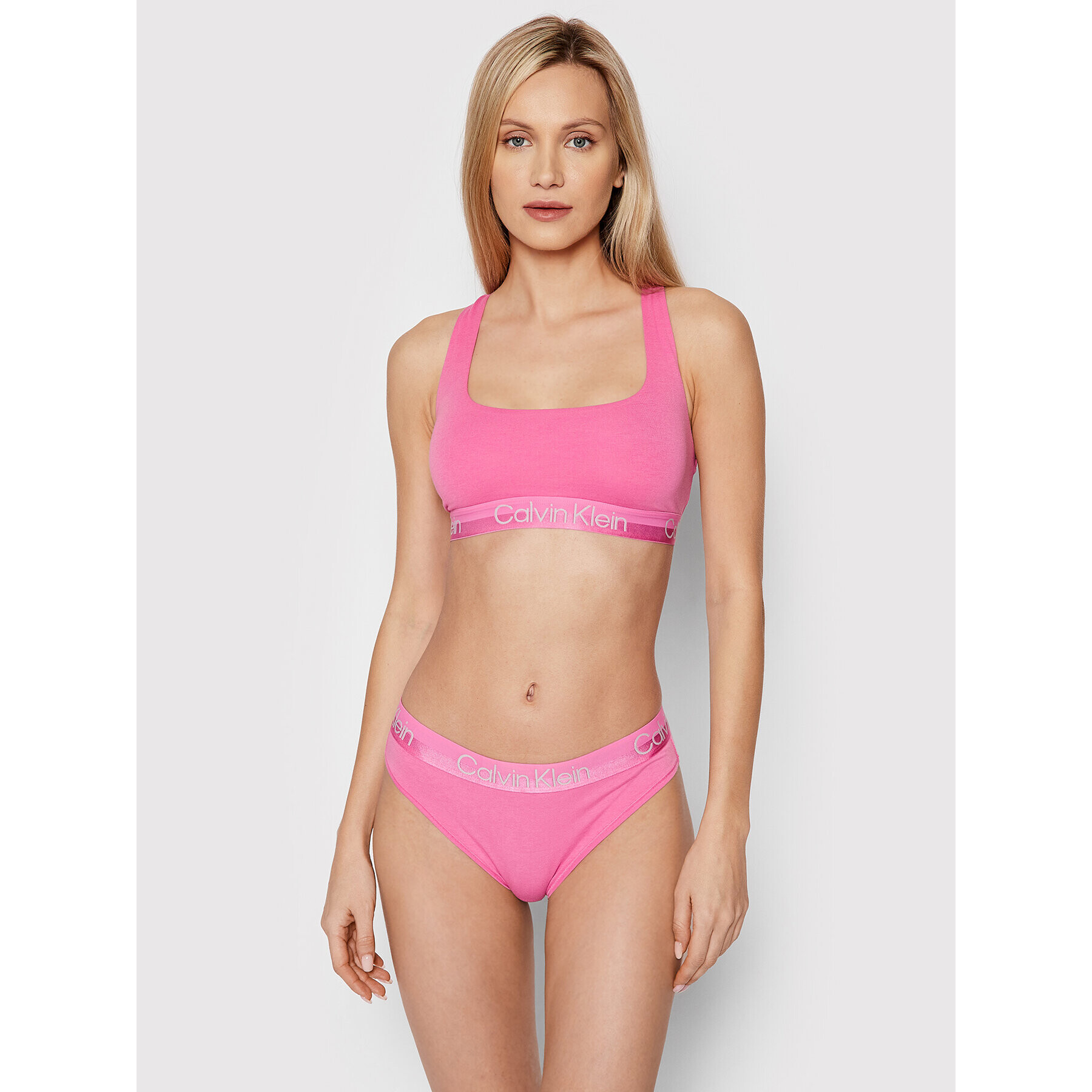 Calvin Klein Underwear Podprsenkový top 000QF6684E Ružová - Pepit.sk