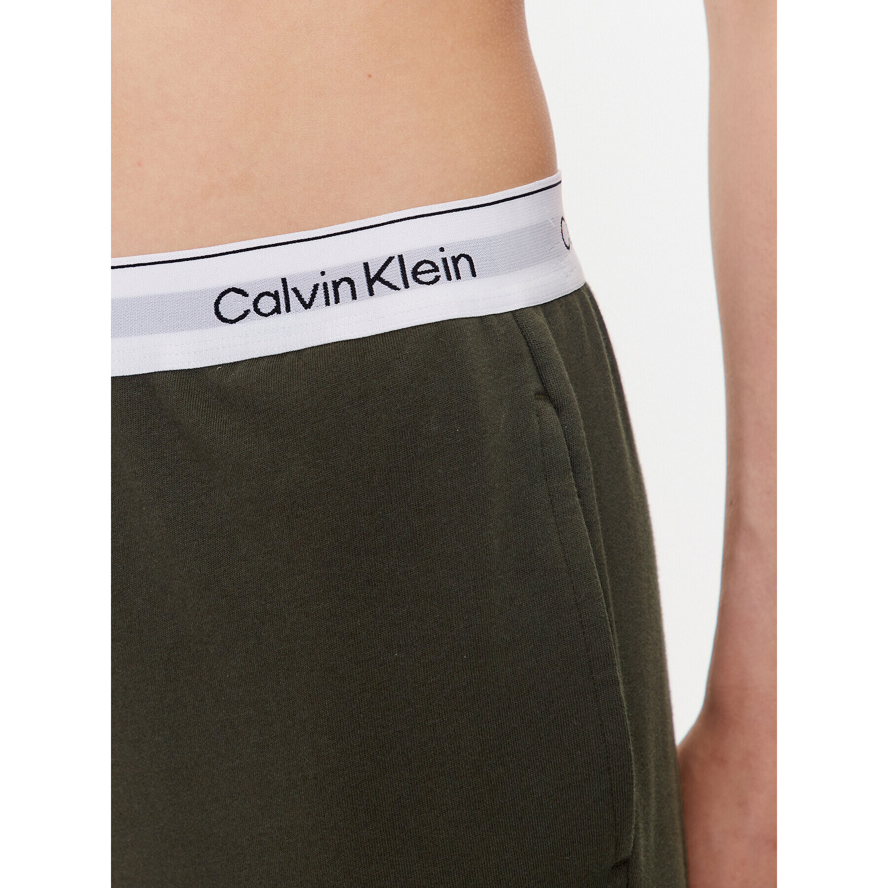 Calvin Klein Underwear Pyžamové nohavice 000QS6872E Zelená Relaxed Fit - Pepit.sk