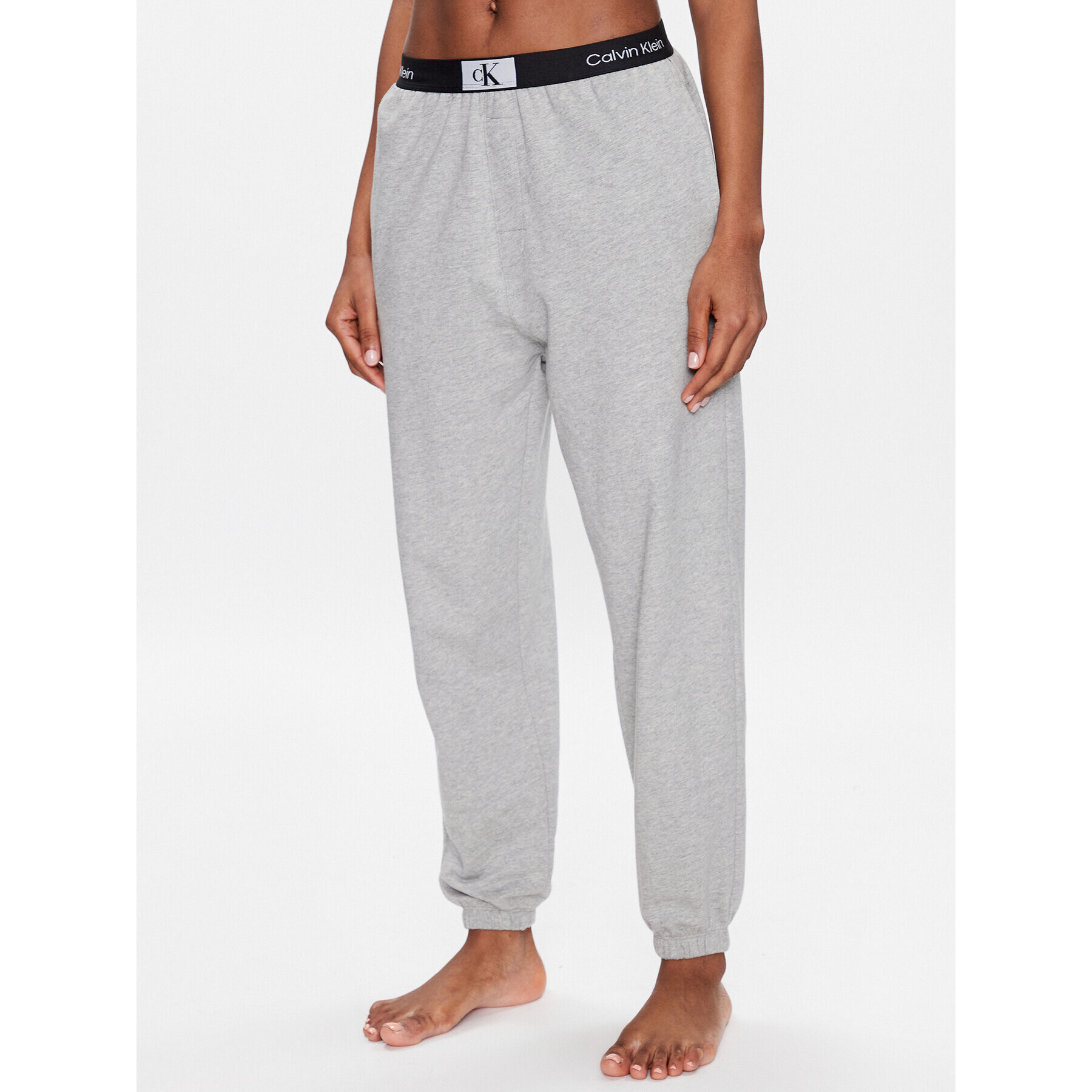 Calvin Klein Underwear Pyžamové nohavice 000QS6943E Sivá Relaxed Fit - Pepit.sk