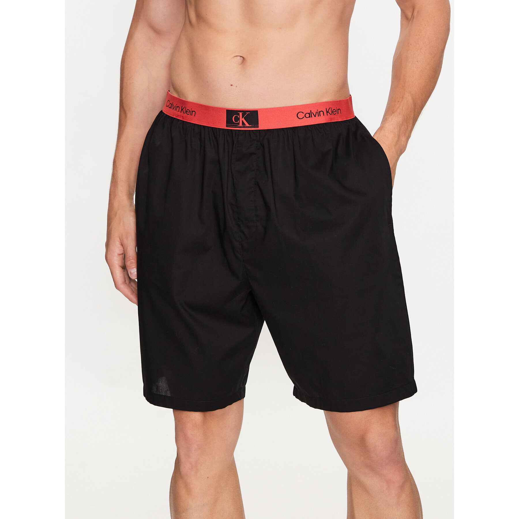 Calvin Klein Underwear Pyžamové šortky 000NM2389E Čierna Regular Fit - Pepit.sk