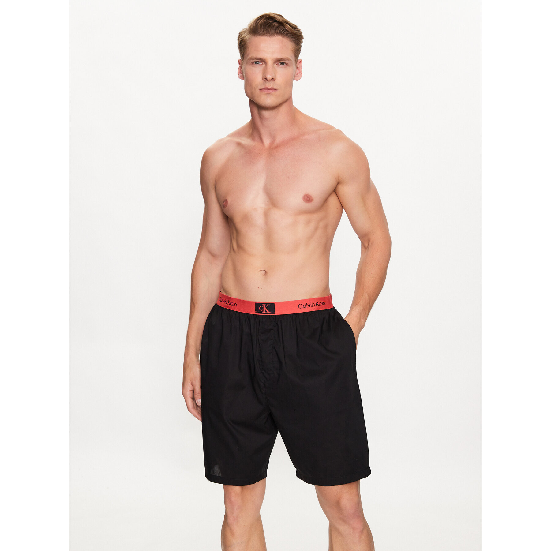 Calvin Klein Underwear Pyžamové šortky 000NM2389E Čierna Regular Fit - Pepit.sk