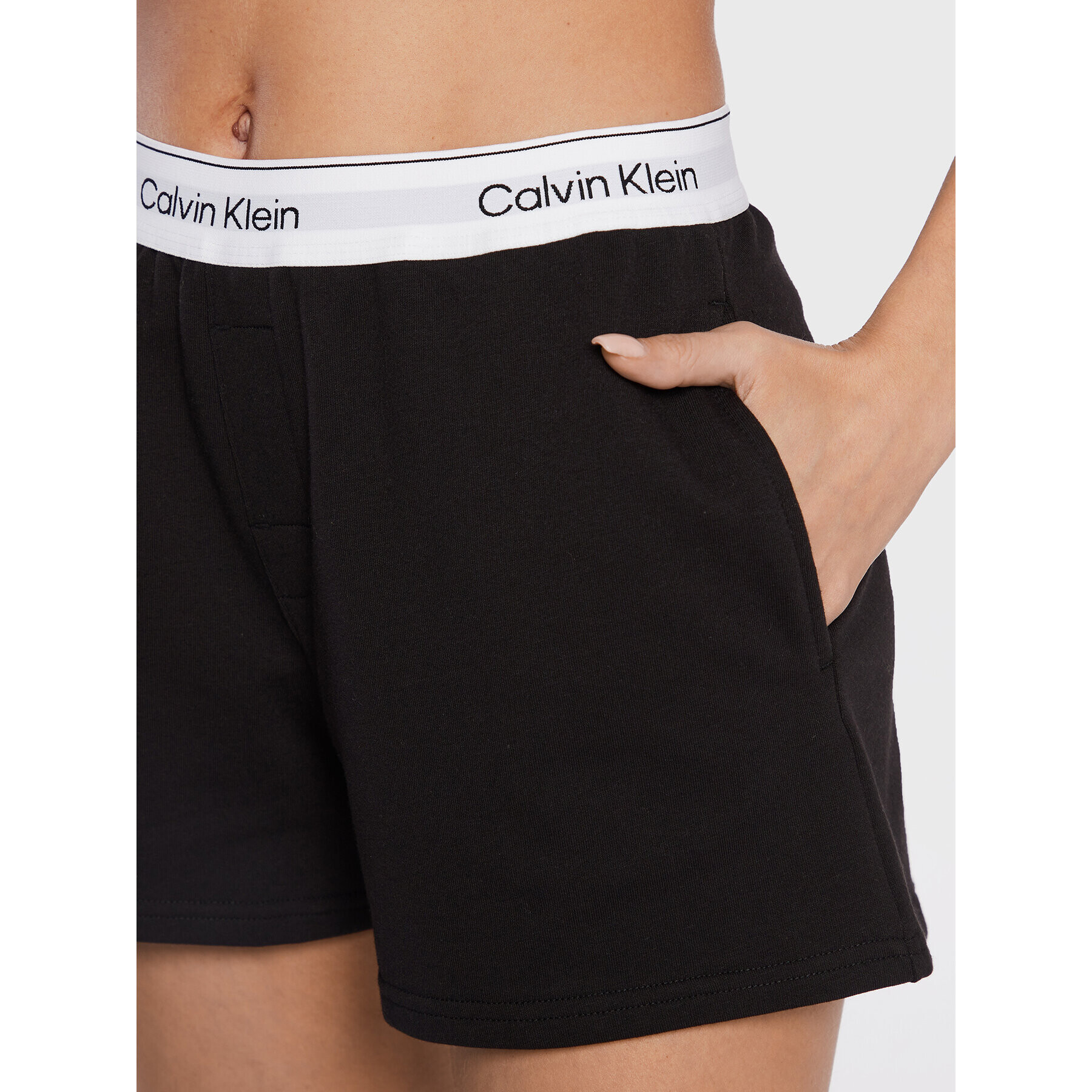 Calvin Klein Underwear Pyžamové šortky 000QS6871E Čierna Regular Fit - Pepit.sk