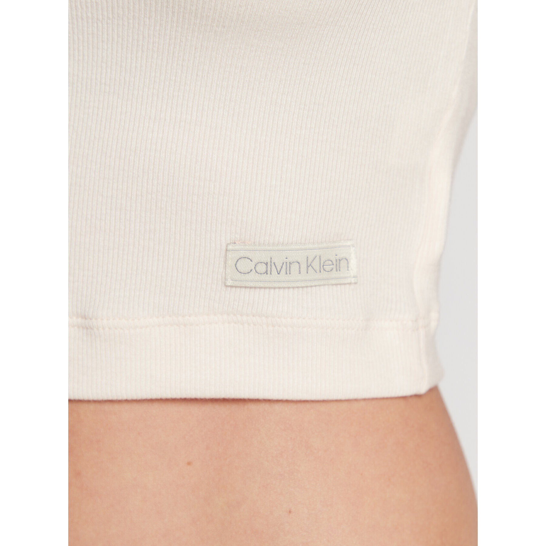 Calvin Klein Underwear Pyžamový top Tank 000QS6648E Béžová Slim Fit - Pepit.sk