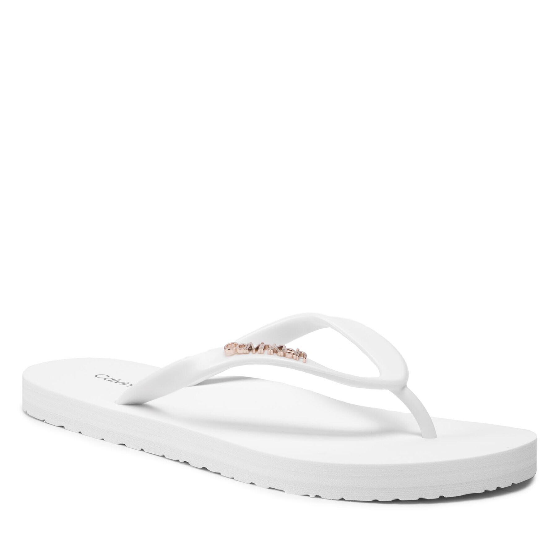 Calvin Klein Žabky Flipflop HW0HW00743 Biela - Pepit.sk