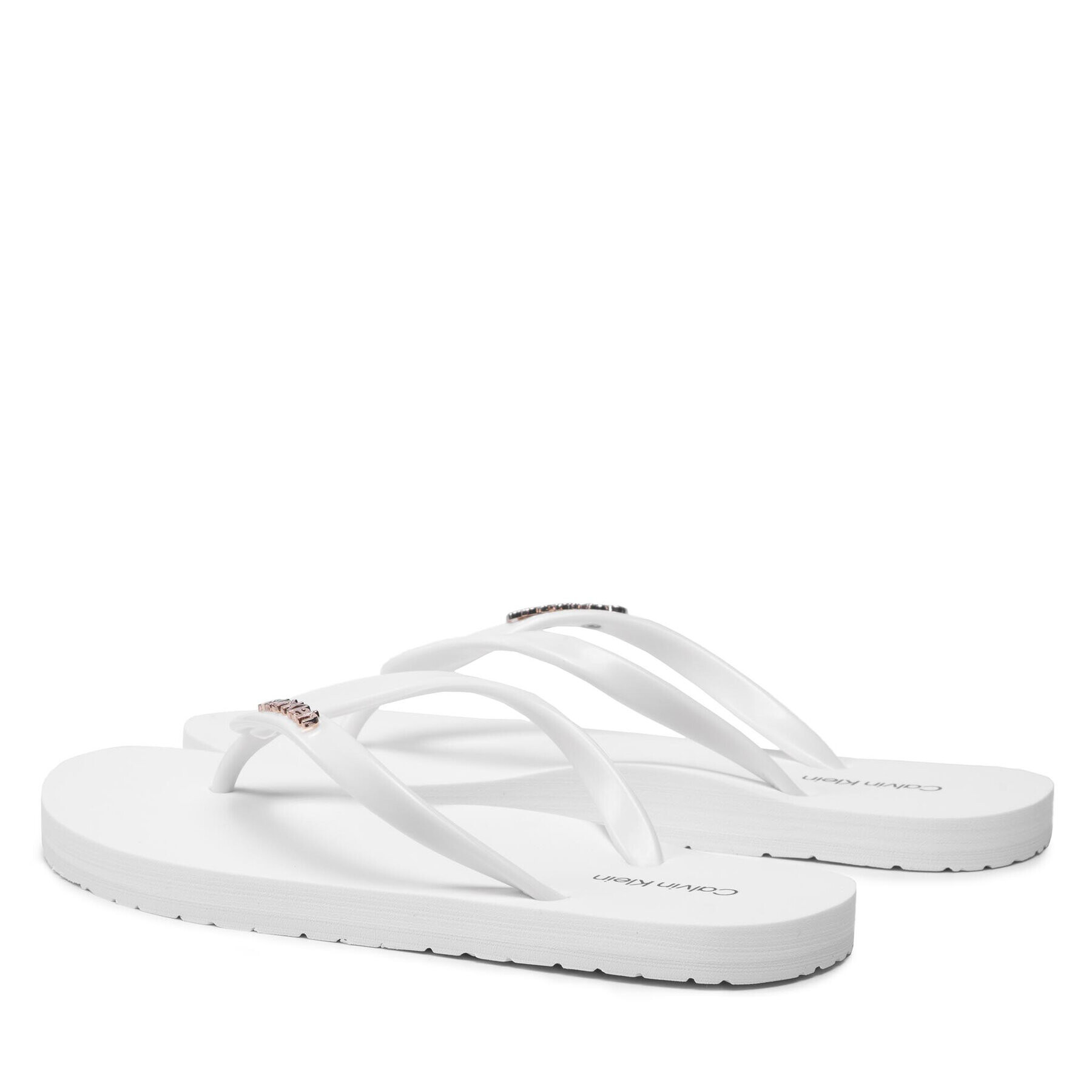 Calvin Klein Žabky Flipflop HW0HW00743 Biela - Pepit.sk