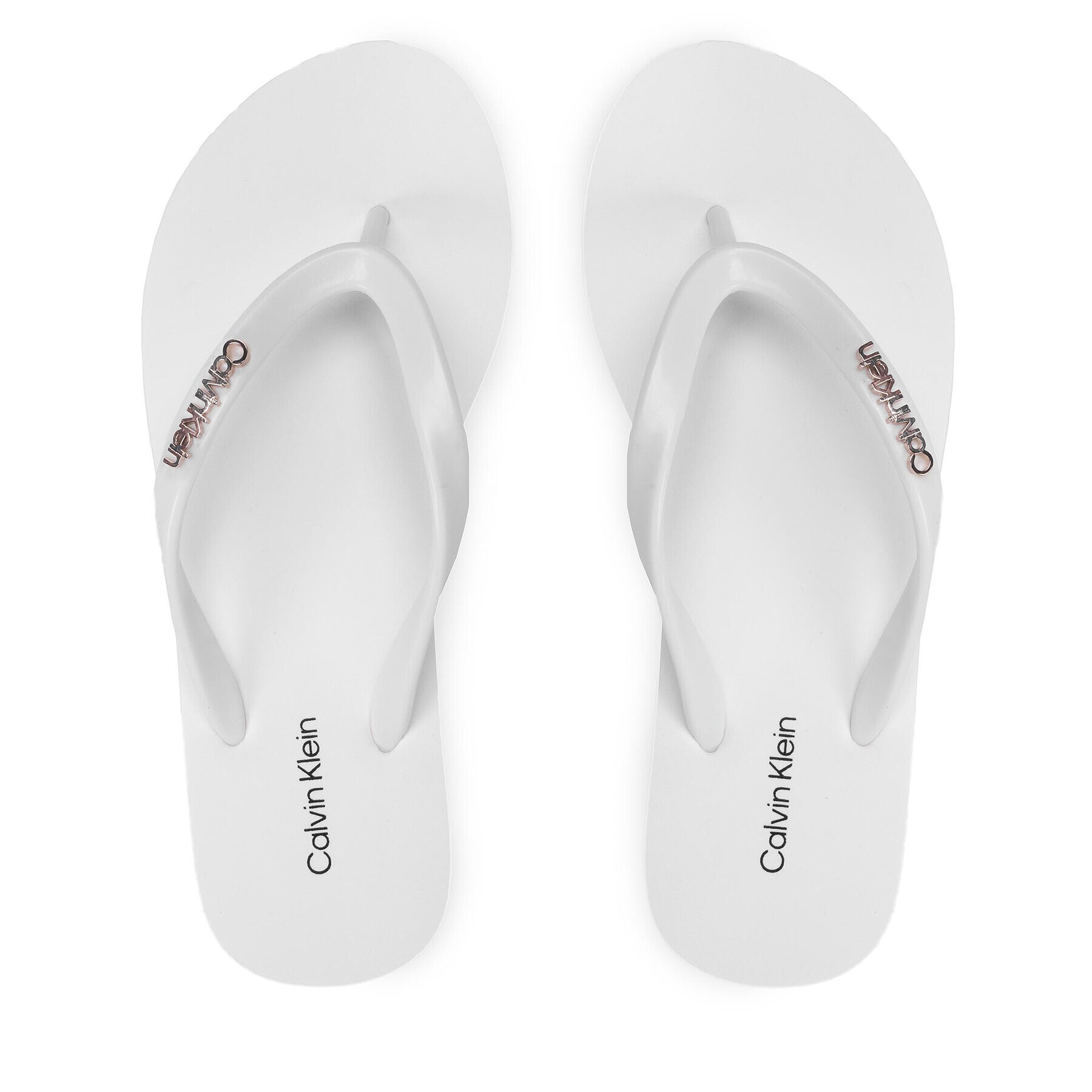 Calvin Klein Žabky Flipflop HW0HW00743 Biela - Pepit.sk