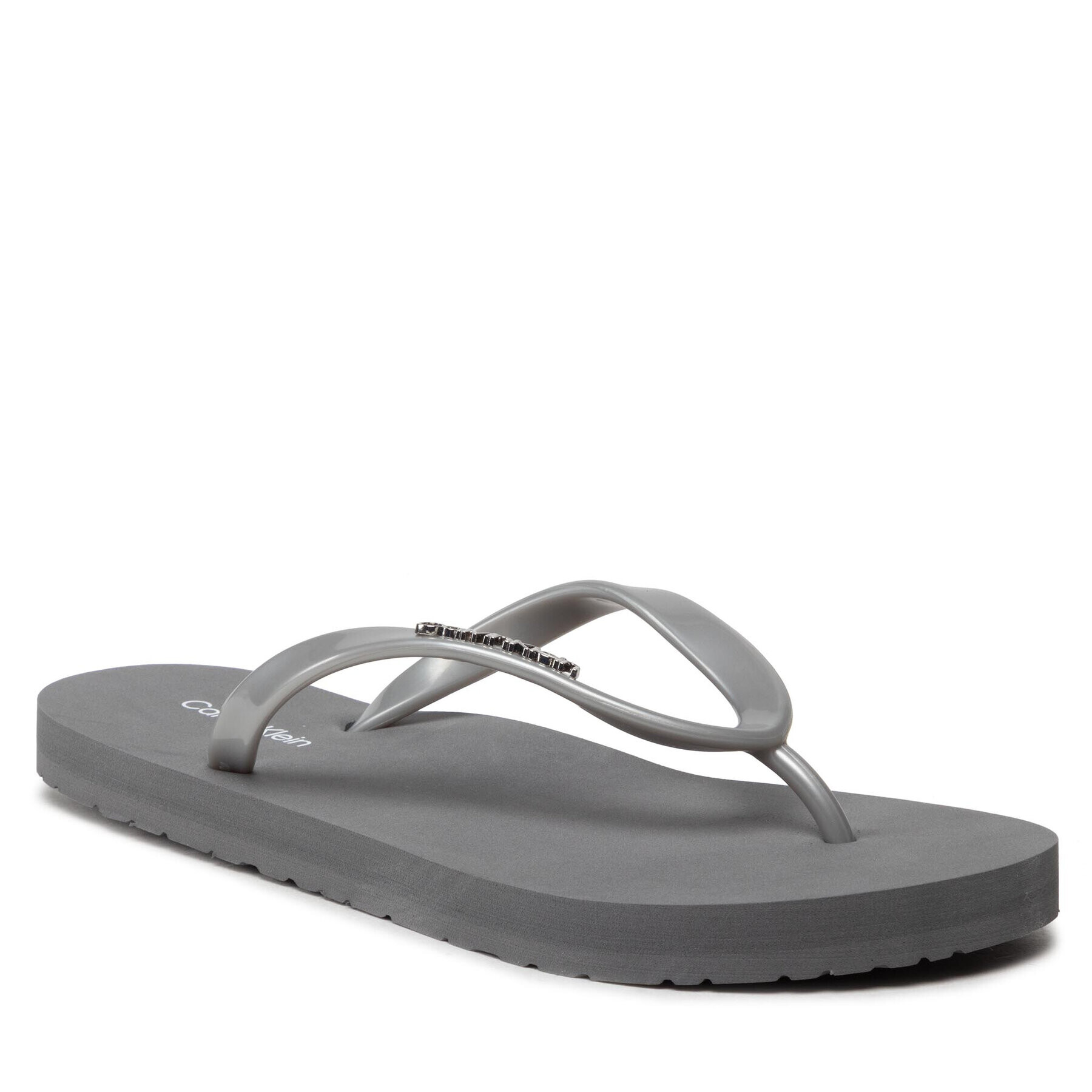 Calvin Klein Žabky Flipflop-Mtl HW0HW00863 Strieborná - Pepit.sk