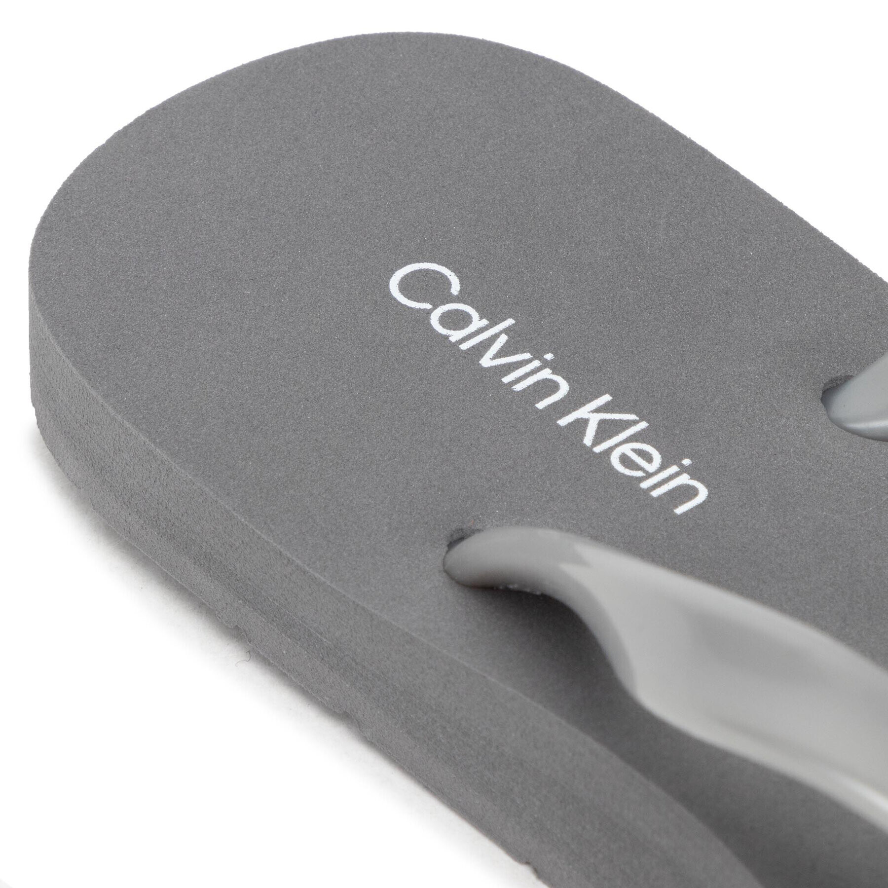 Calvin Klein Žabky Flipflop-Mtl HW0HW00863 Strieborná - Pepit.sk