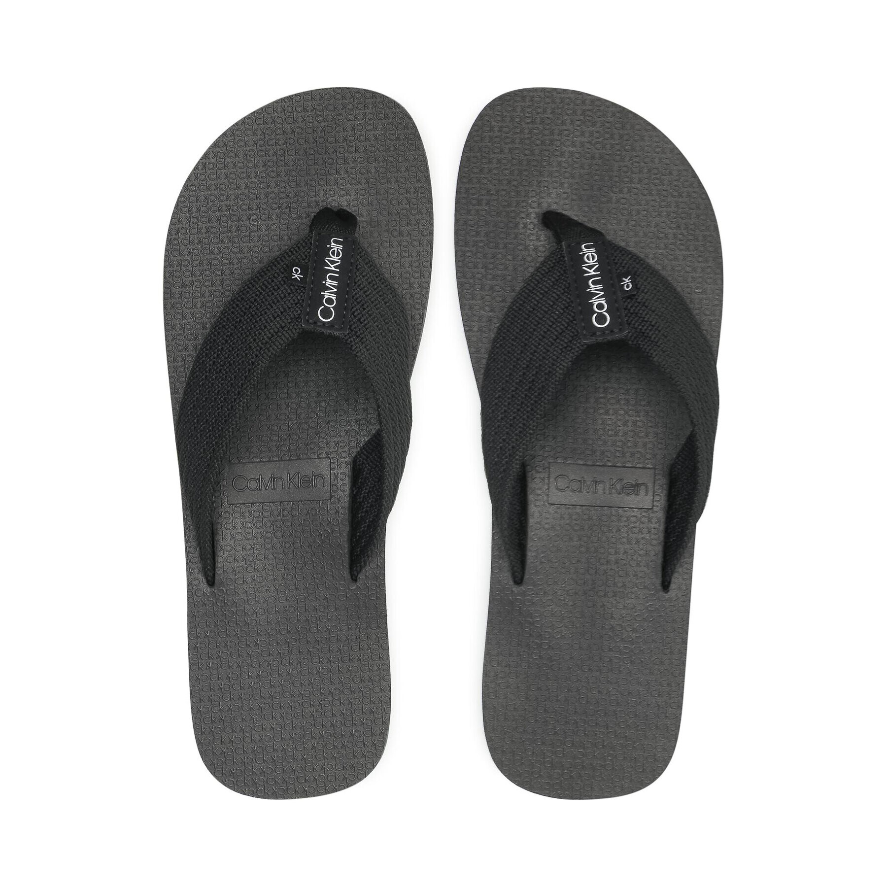 Calvin Klein Žabky Webbing Flipflop HM0HM00275 Čierna - Pepit.sk