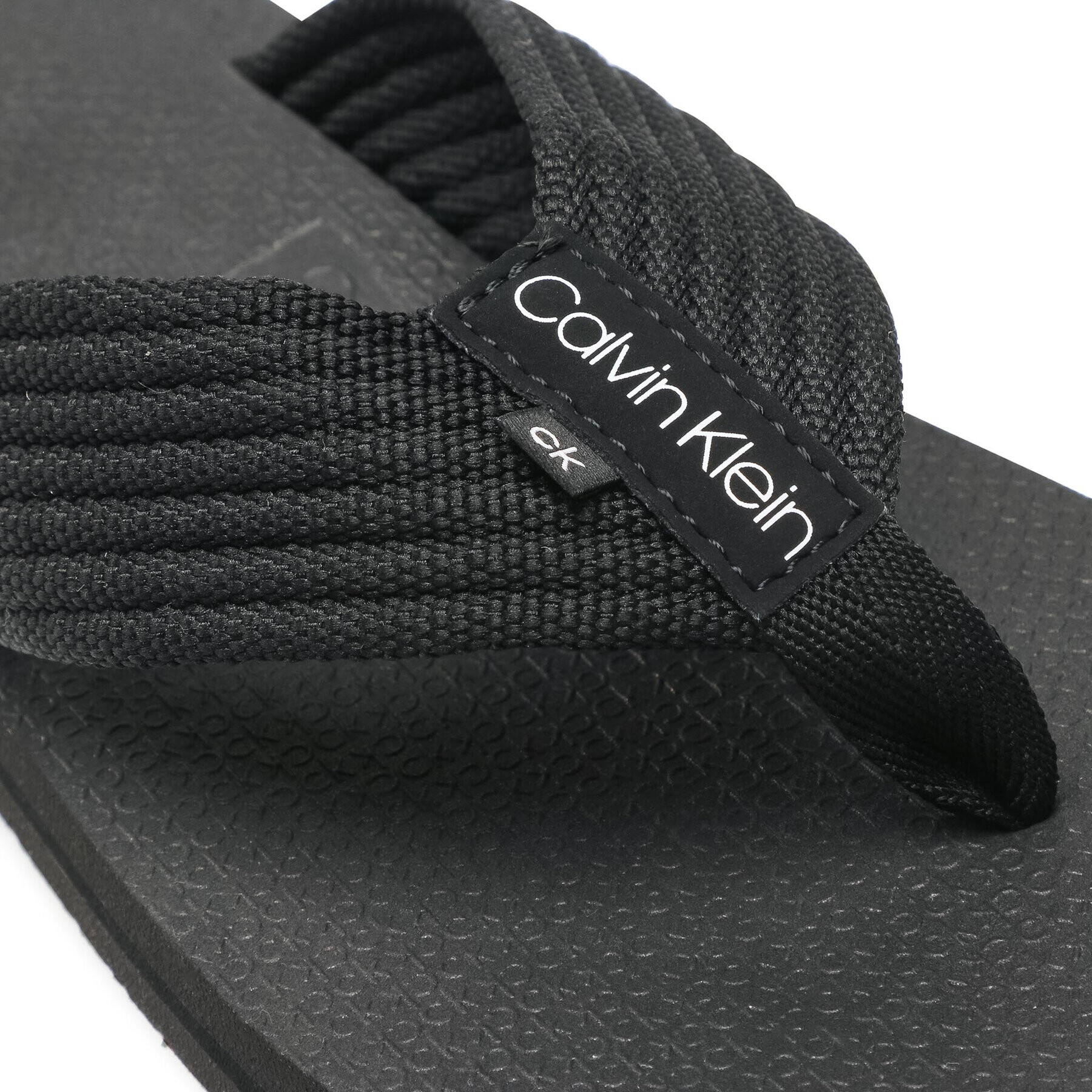 Calvin Klein Žabky Webbing Flipflop HM0HM00275 Čierna - Pepit.sk