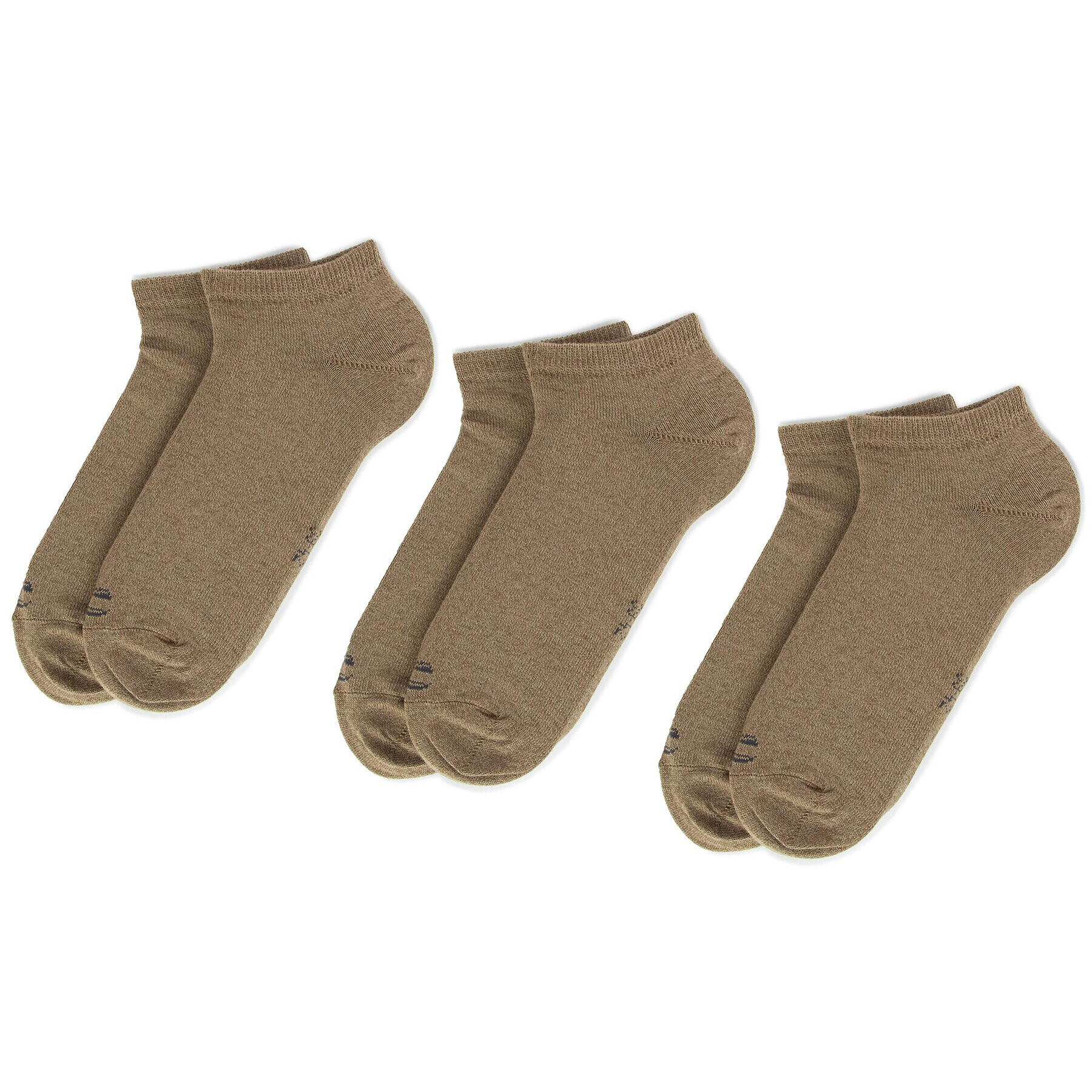 Camel Active Súprava 3 párov kotníkových ponožiek unisex 6595 Béžová - Pepit.sk