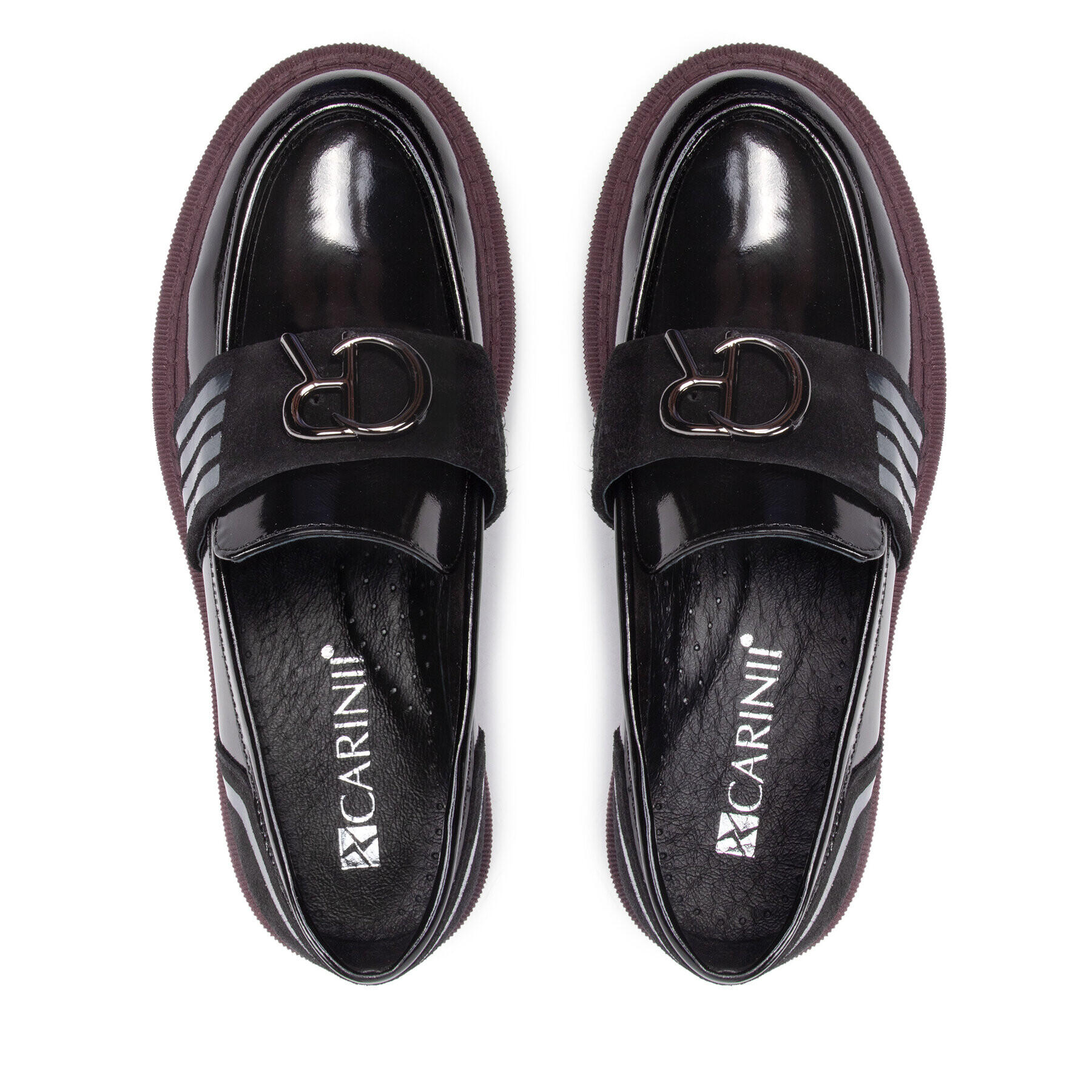 Carinii Loafers B8019/B Čierna - Pepit.sk