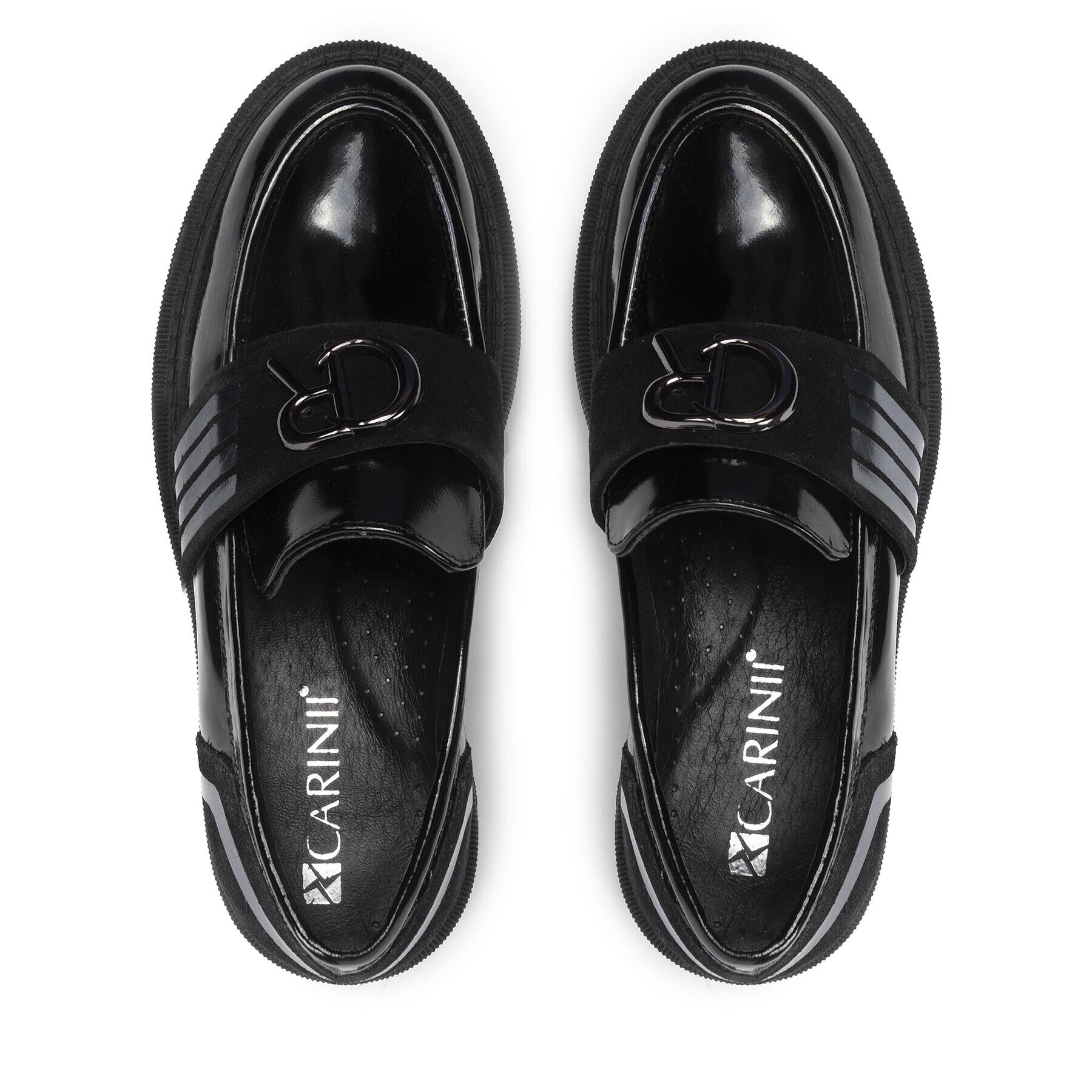 Carinii Loafers B8019 Čierna - Pepit.sk