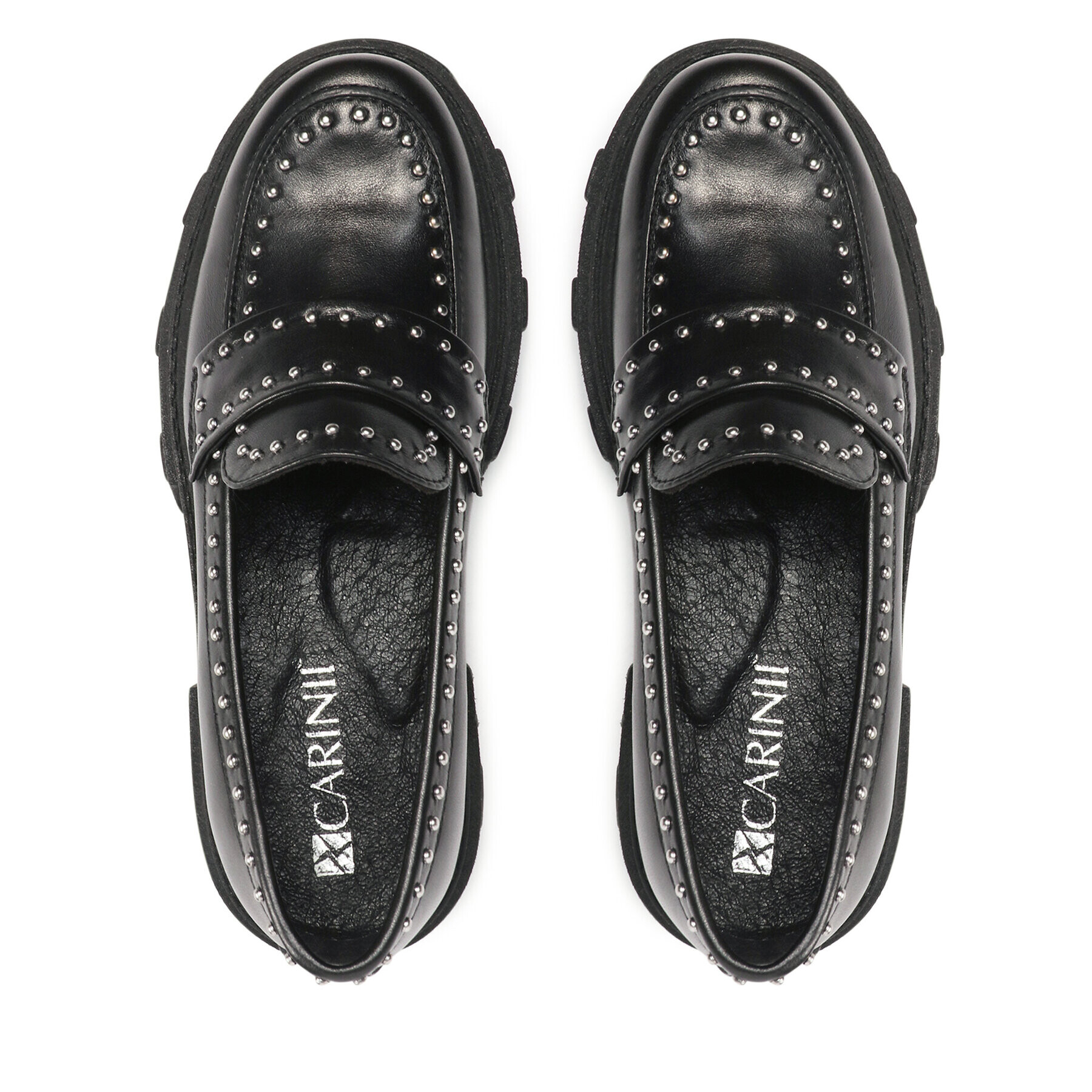 Carinii Loafers B8291 Čierna - Pepit.sk