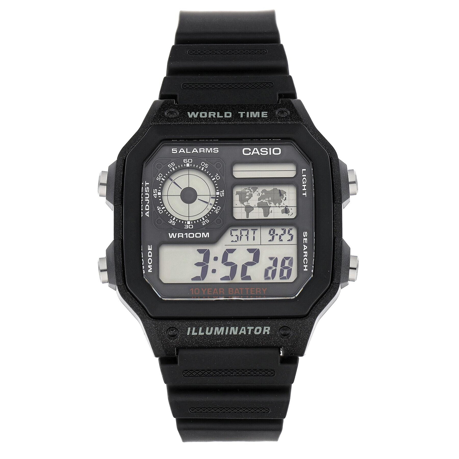 Casio Hodinky AE-1200WH-1AVEF Čierna - Pepit.sk