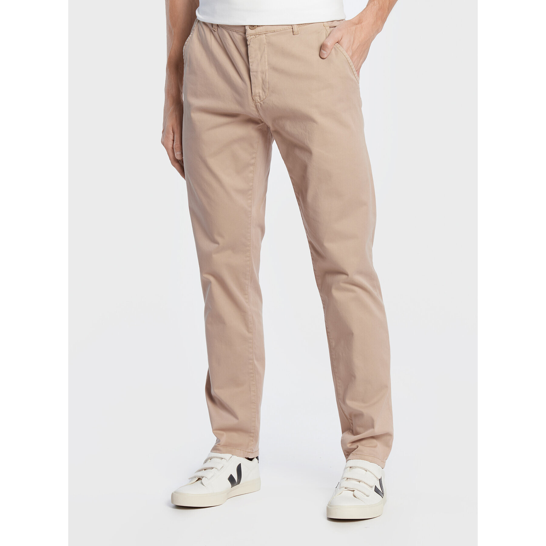 Casual Friday Chino nohavice Viggo 20503448 Béžová Slim Fit - Pepit.sk