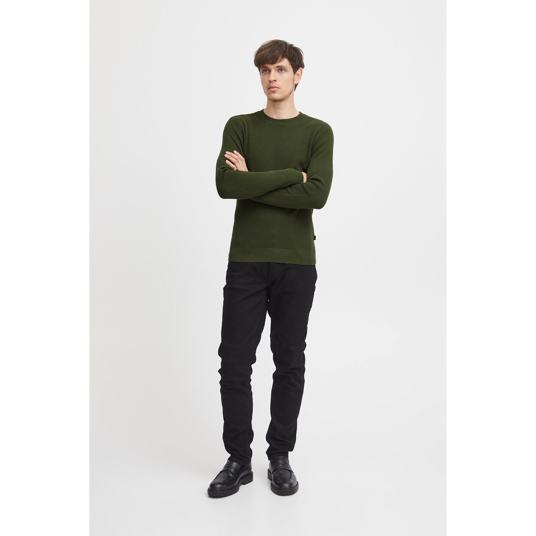 Casual Friday Sveter 20504787 Zelená Slim Fit - Pepit.sk