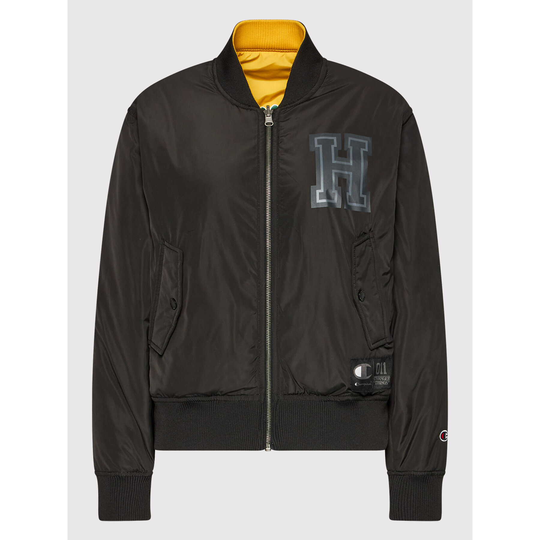 Champion Bomber bunda Unisex STRANGER THINGS Hawkins 217754 Žltá Regular Fit - Pepit.sk