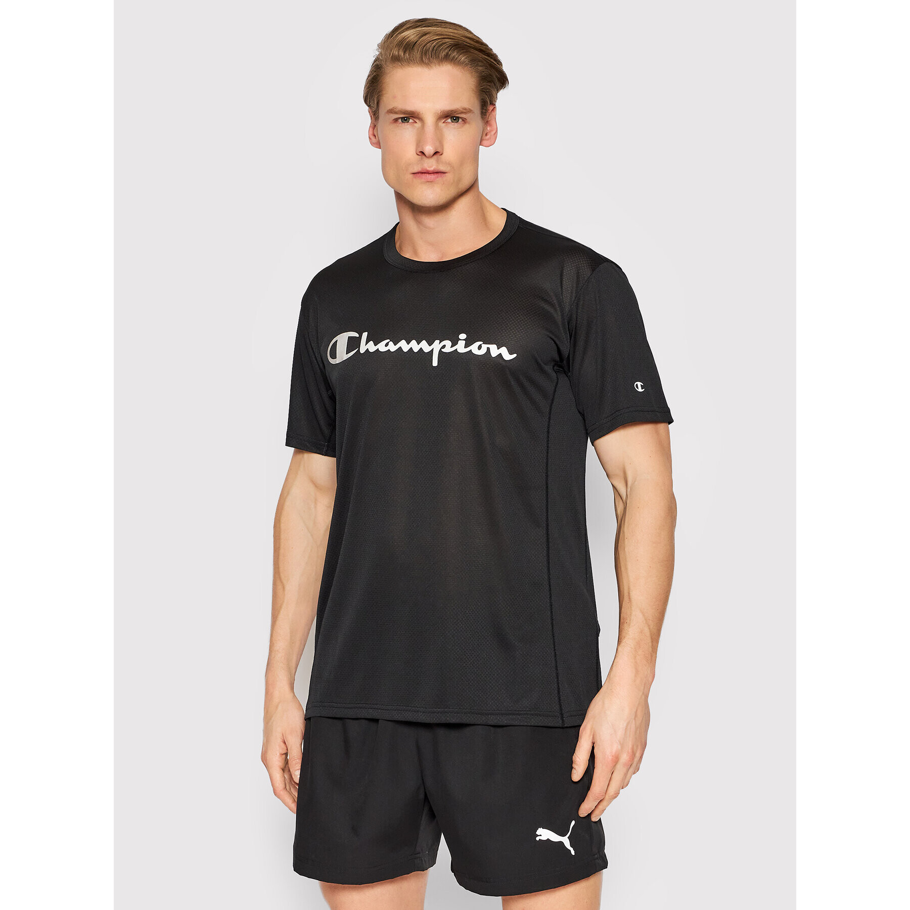 Champion Funkčné tričko 217090 Čierna Athletic Fit - Pepit.sk