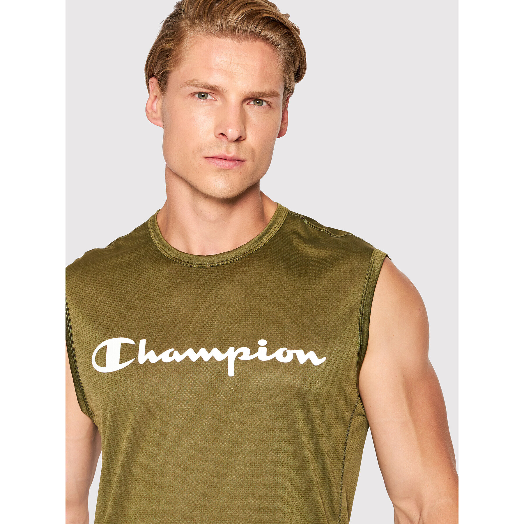 Champion Funkčné tričko 217091 Zelená Athletic Fit - Pepit.sk