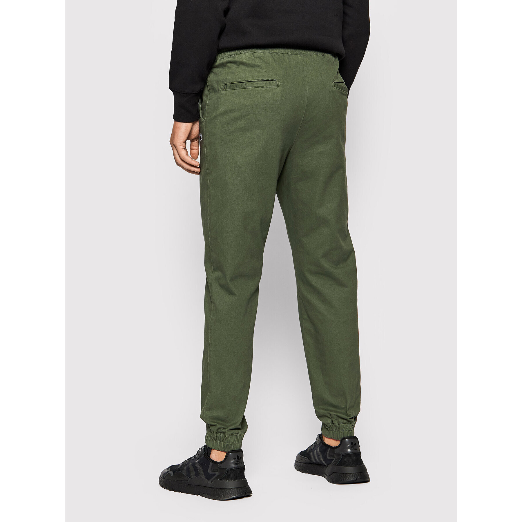 Champion Jogger nohavice Twill Cuffed 215193 Zelená Custom Fit - Pepit.sk