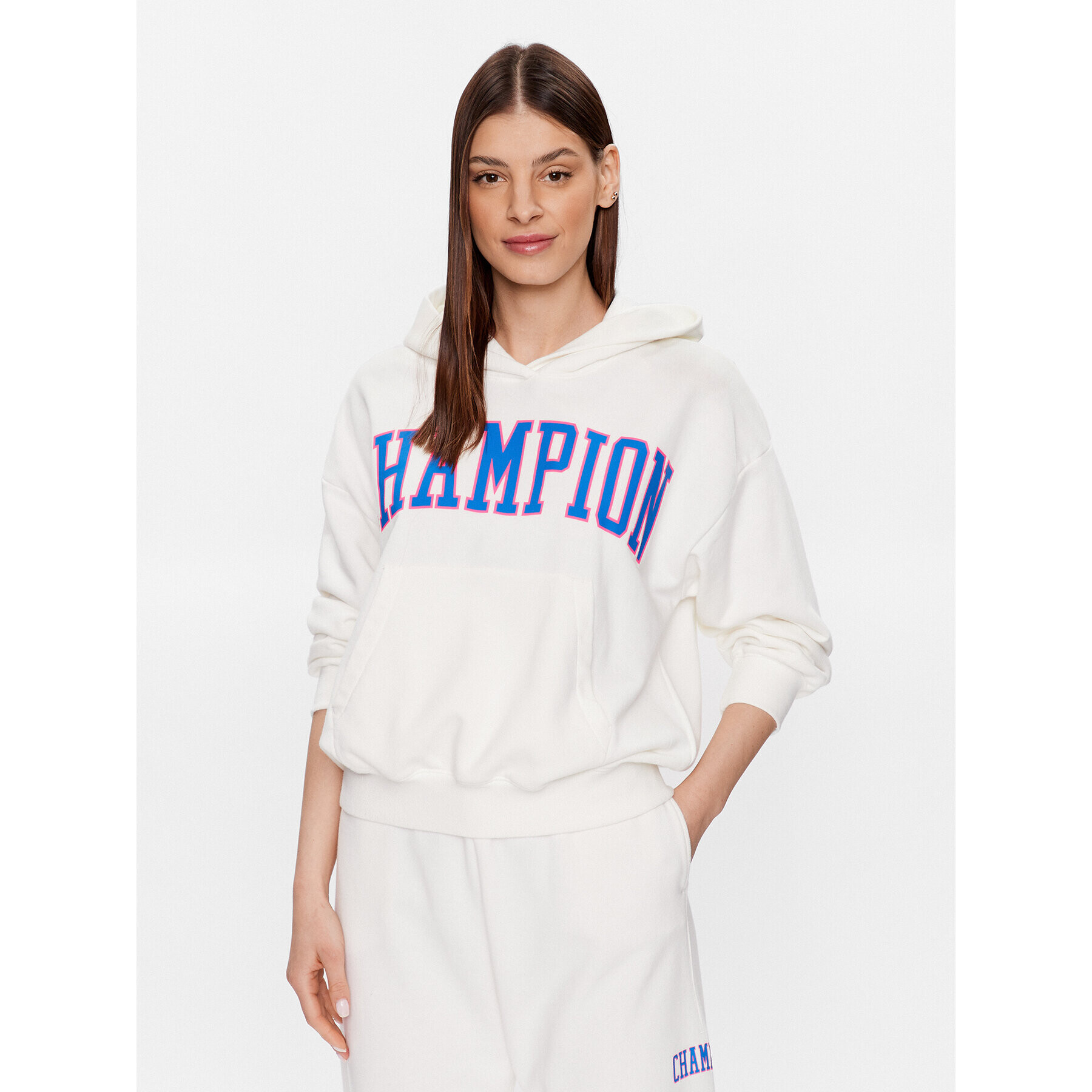 Champion Mikina 116079 Biela Regular Fit - Pepit.sk