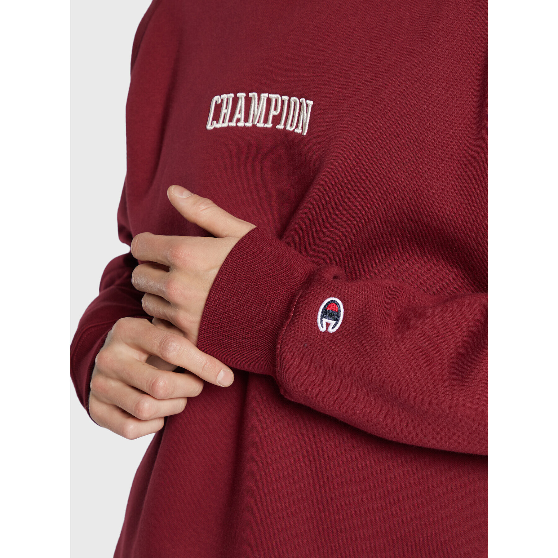 Champion Mikina 217879 Červená Regular Fit - Pepit.sk