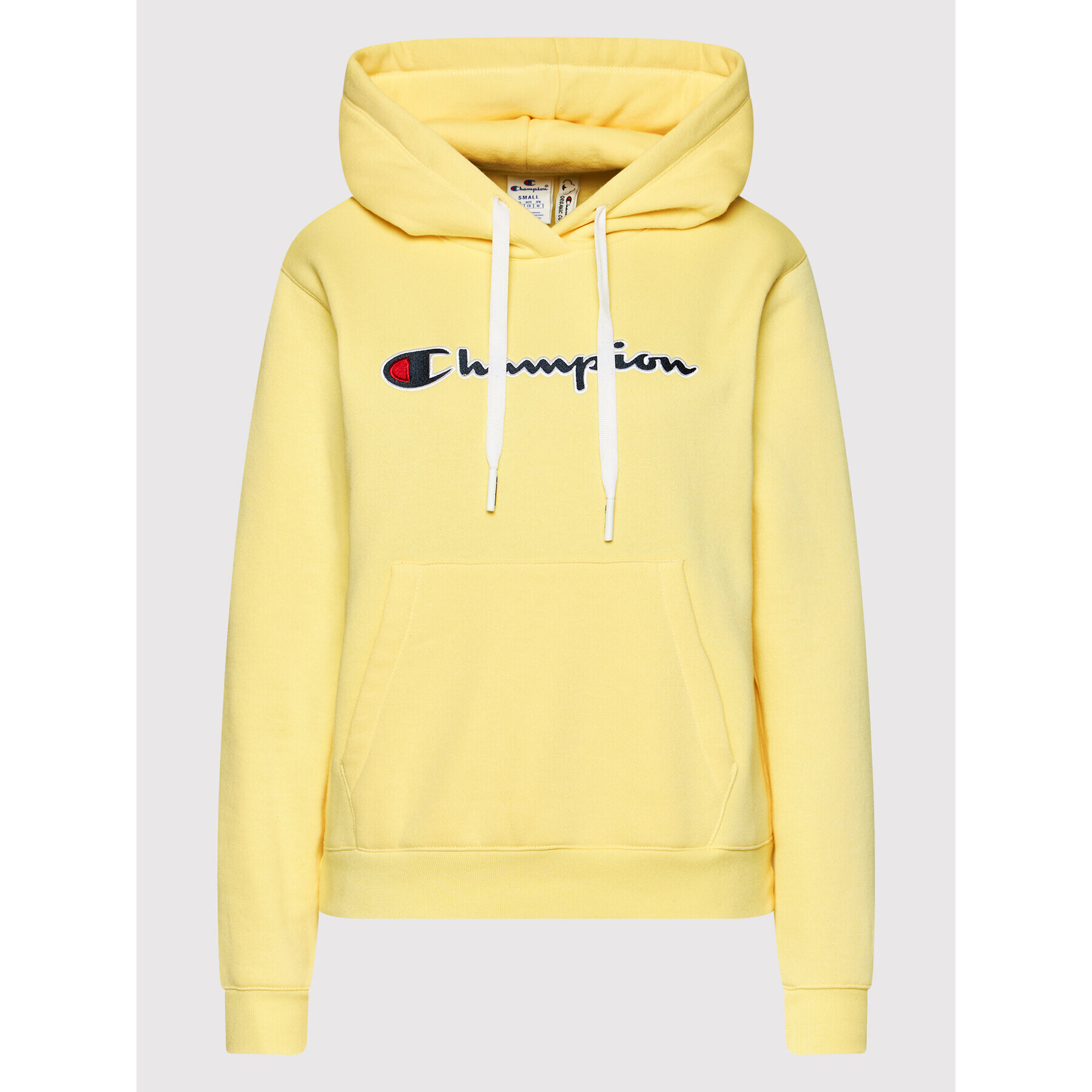 Champion Mikina Blend Script Logo 114461 Žltá Regular Fit - Pepit.sk