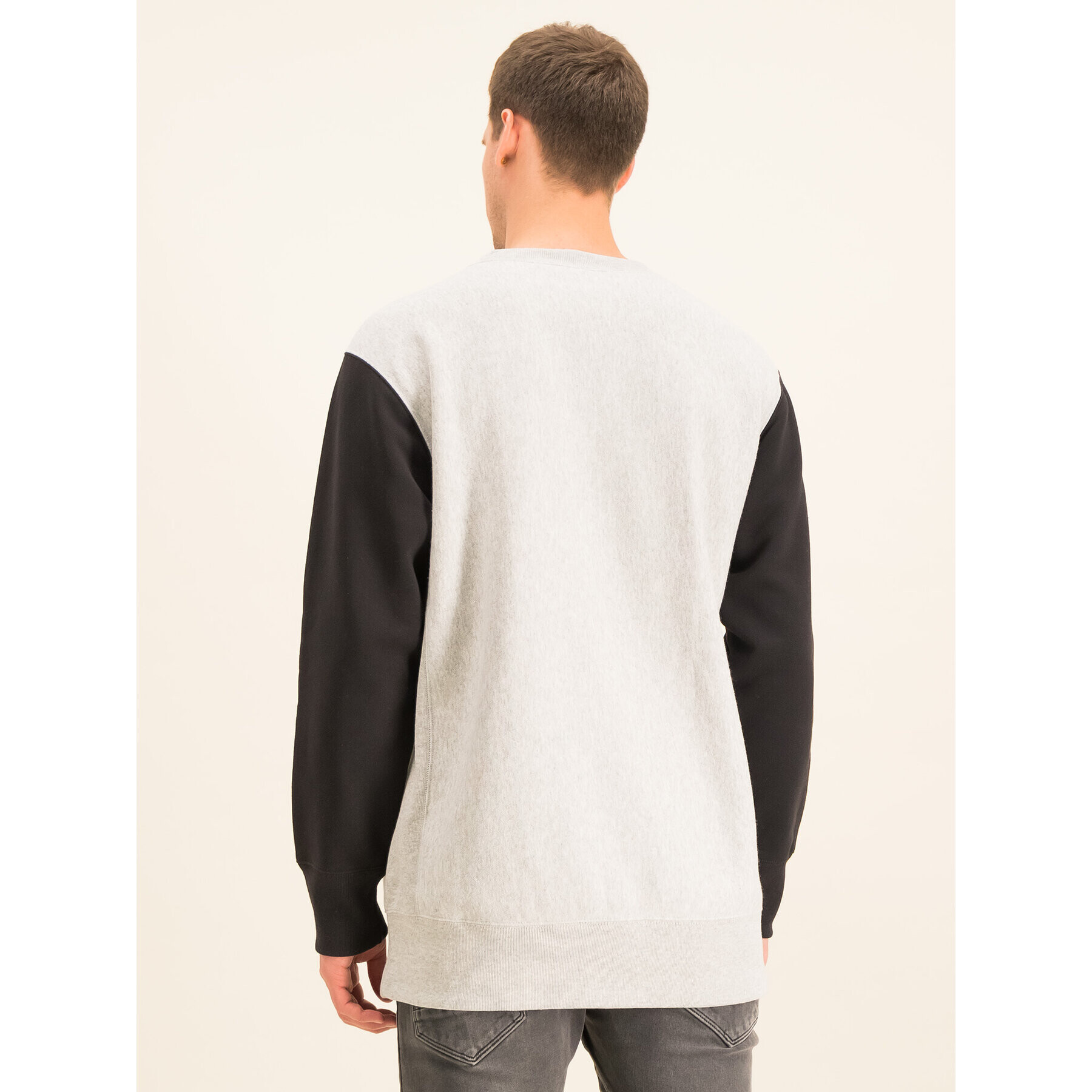 Champion Mikina Reverse Weave 214049 Sivá Oversize - Pepit.sk