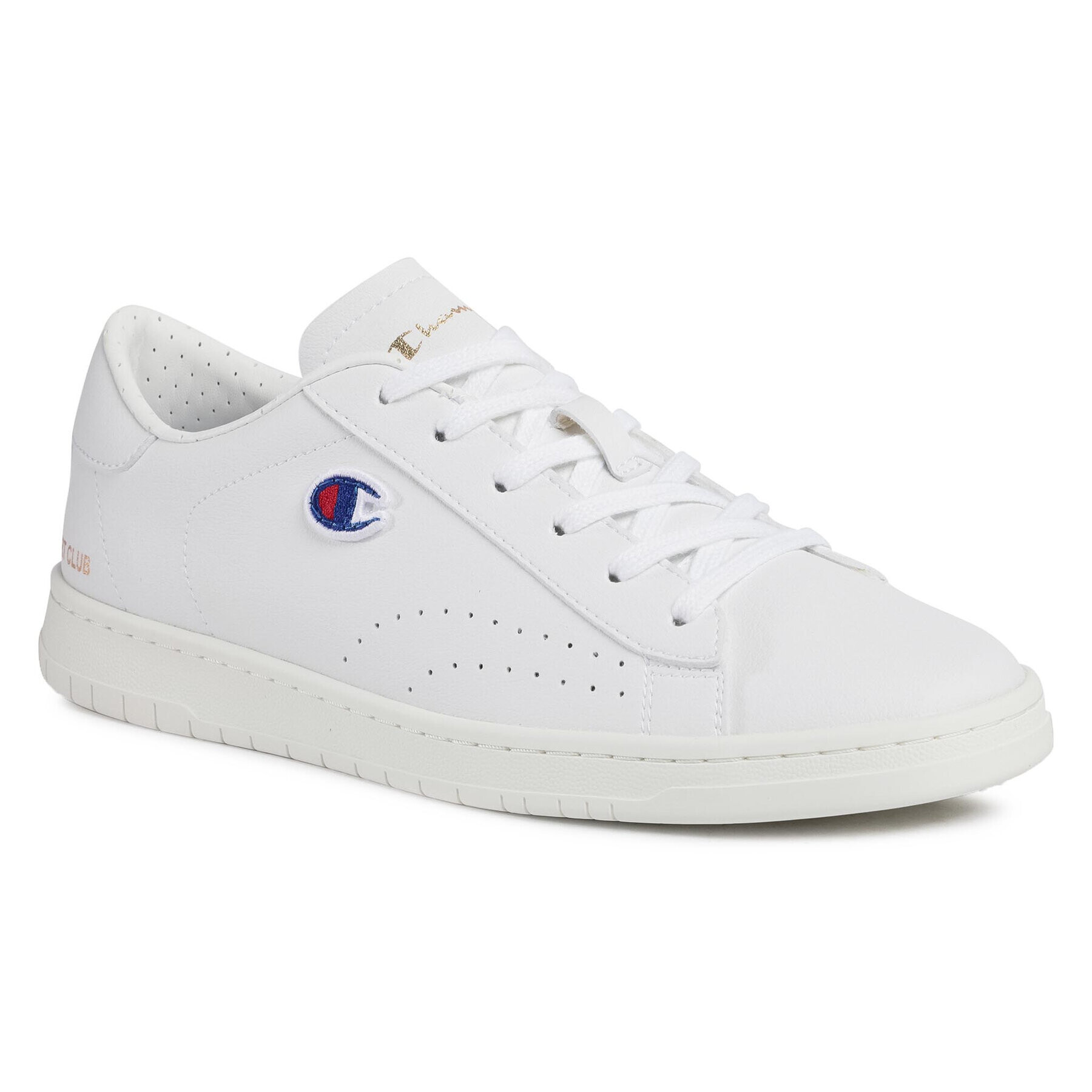 Champion Sneakersy Court Club Patch S21585-F20WW001 Biela - Pepit.sk