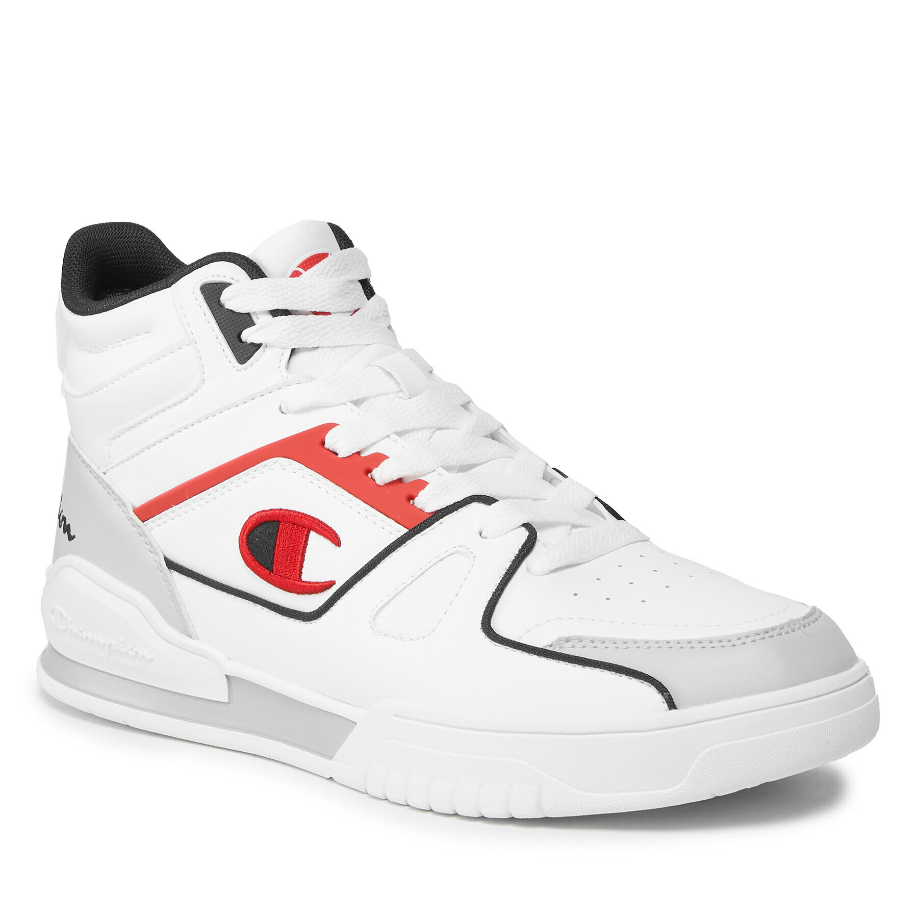 Champion Sneakersy Mid Cut Shoe 3 Point Mid S22119-WW010 Biela - Pepit.sk