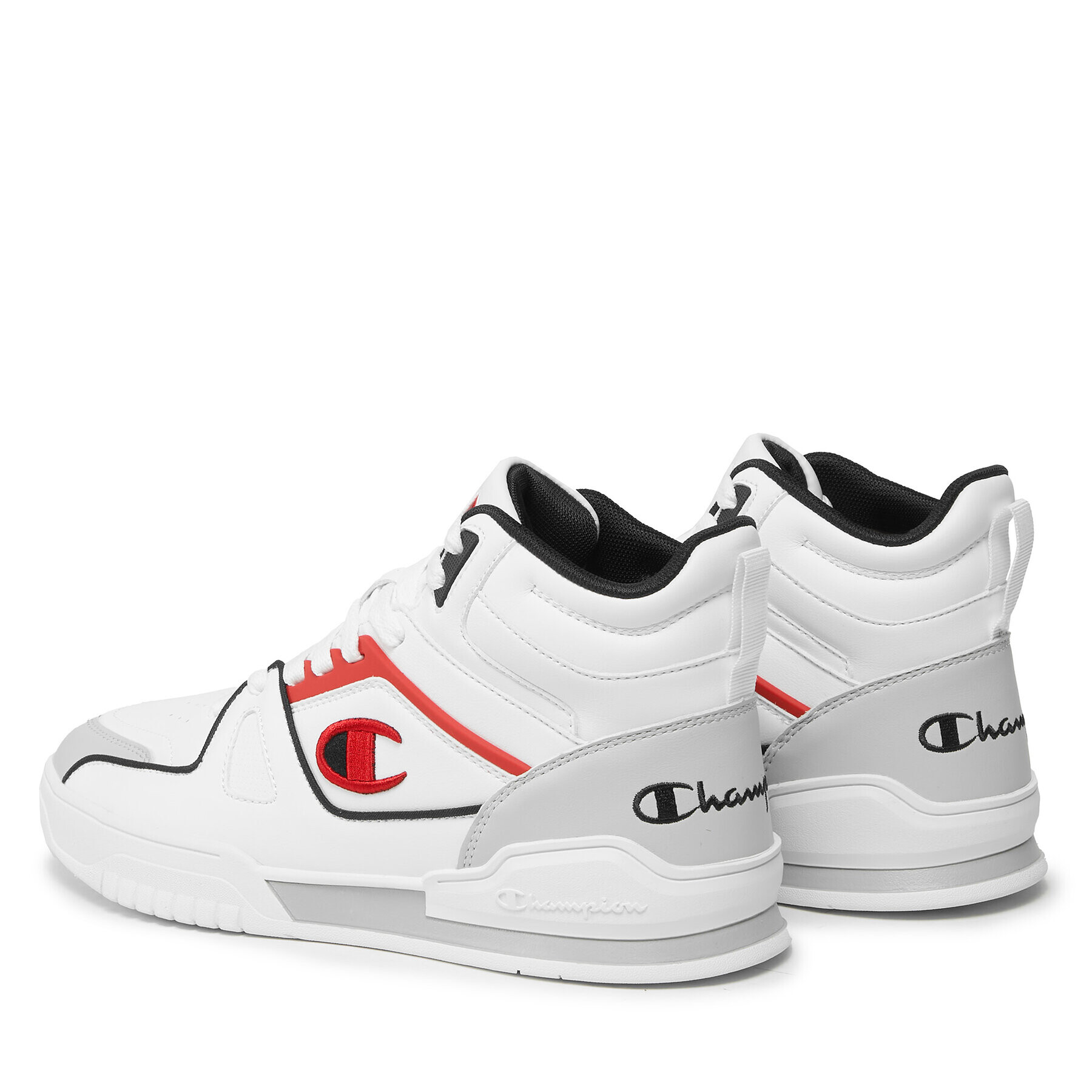 Champion Sneakersy Mid Cut Shoe 3 Point Mid S22119-WW010 Biela - Pepit.sk