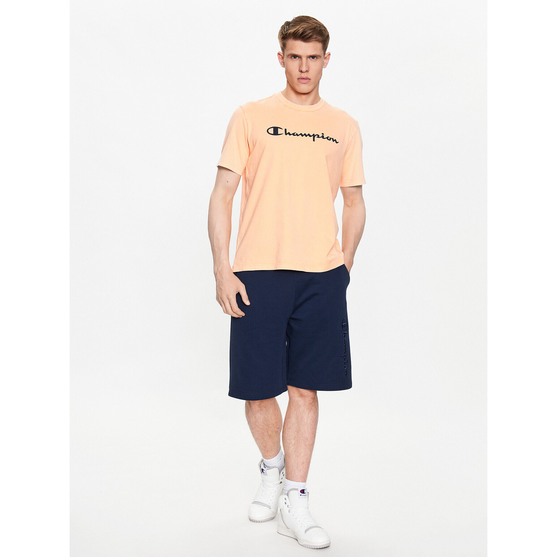 Champion Športové kraťasy 218489 Tmavomodrá Regular Fit - Pepit.sk