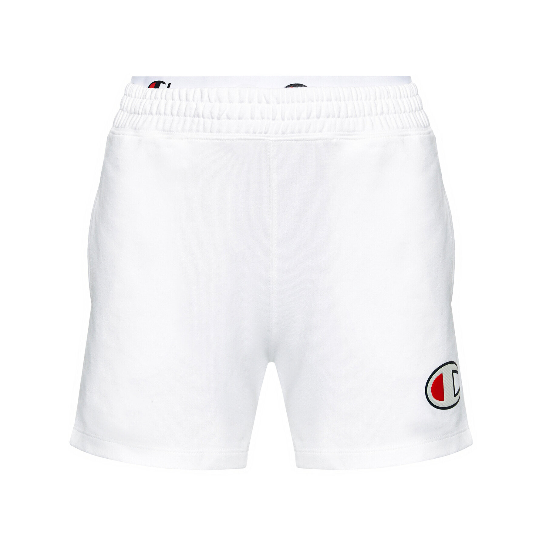 Champion Športové kraťasy Double Waistband 112648 Biela Custom Fit - Pepit.sk