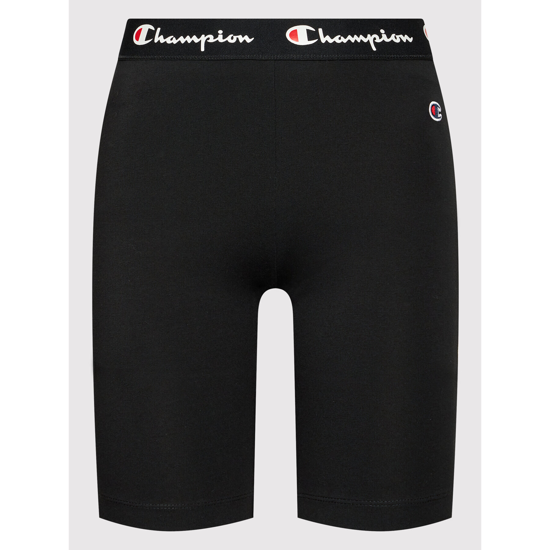 Champion Športové kraťasy Script Logo Waist Cycling 112862 Čierna Athletic Fit - Pepit.sk