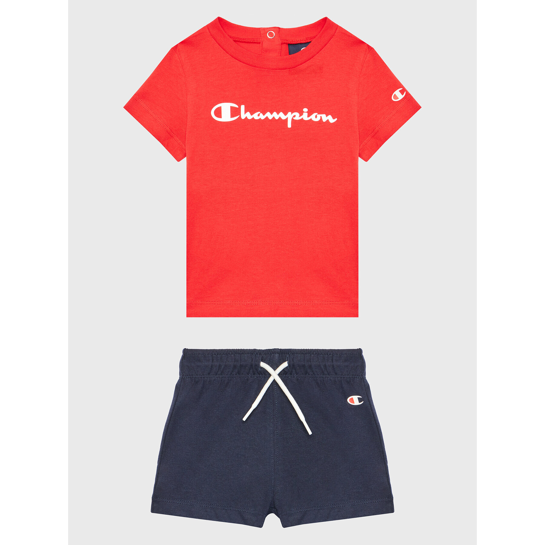 Champion Súprava Tričko a šortky 306302 Tmavomodrá Regular Fit - Pepit.sk