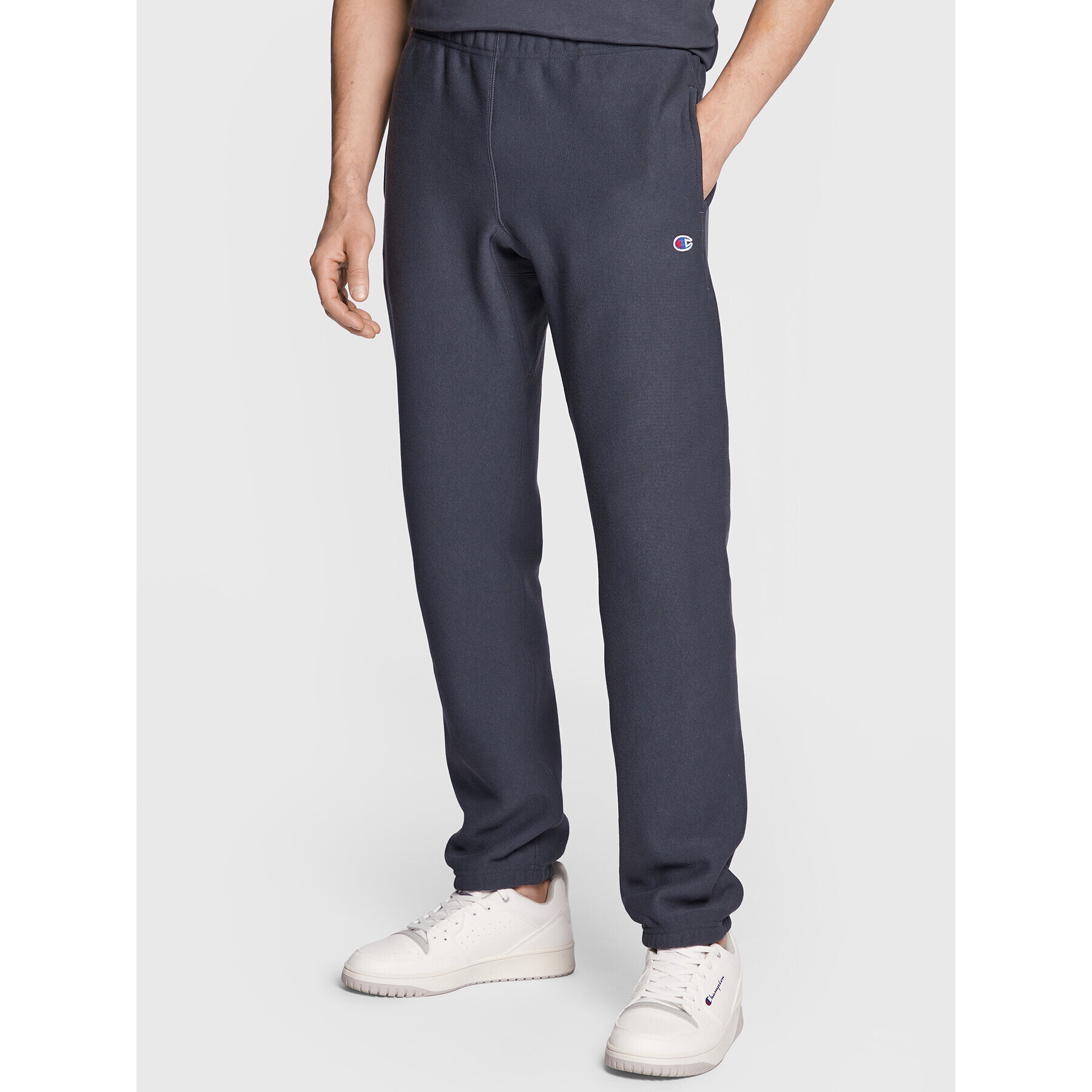 Champion Teplákové nohavice Elasticated Cuffs 216540 Sivá Regular Fit - Pepit.sk