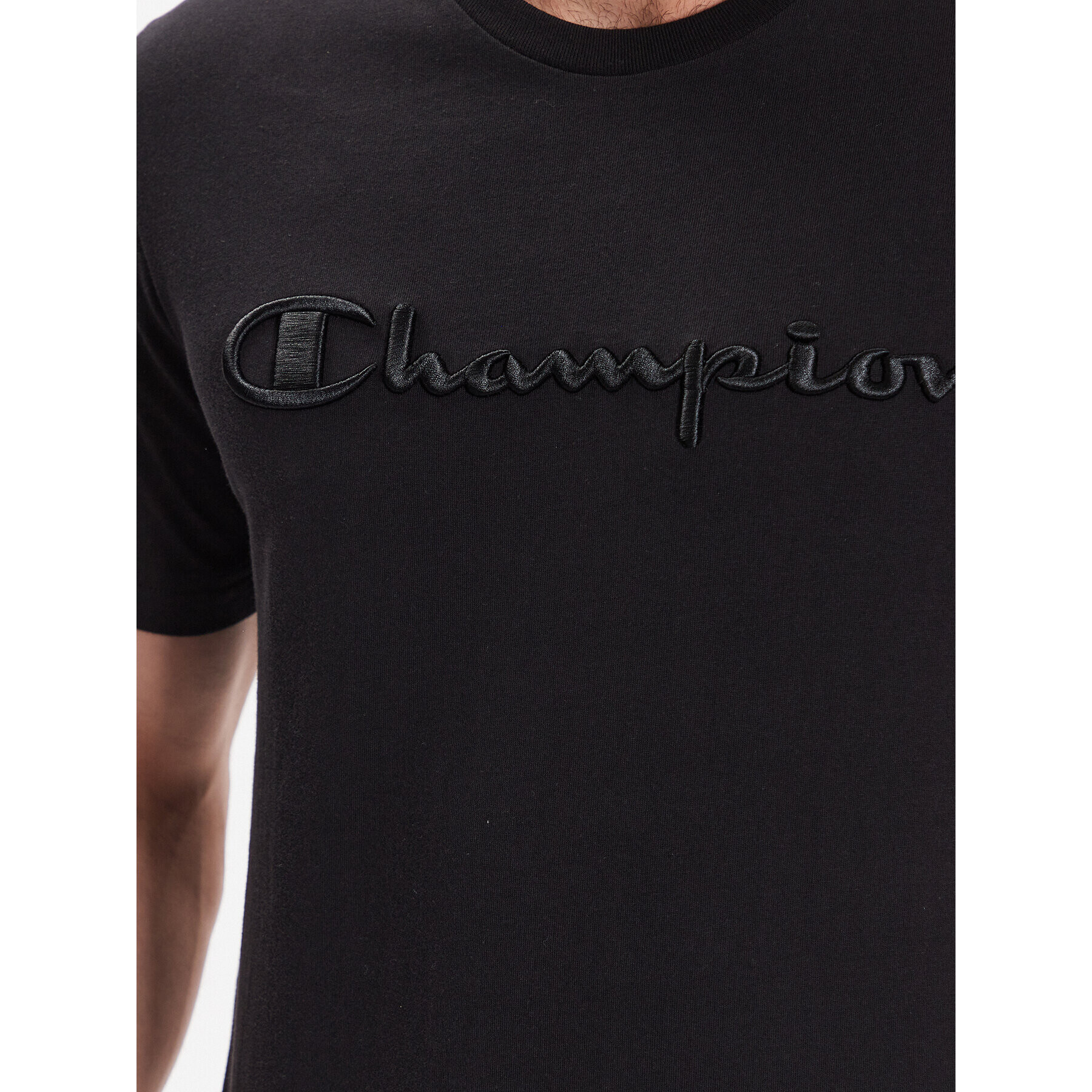 Champion Tričko 218490 Čierna Regular Fit - Pepit.sk